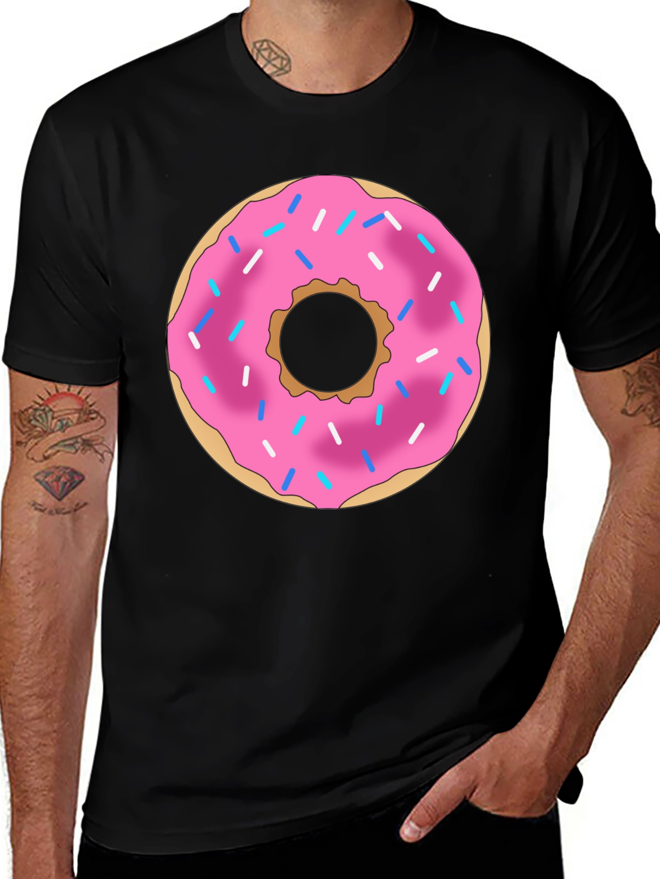 Variant 5 of Donut Graphic T-Shirt - Casual Style