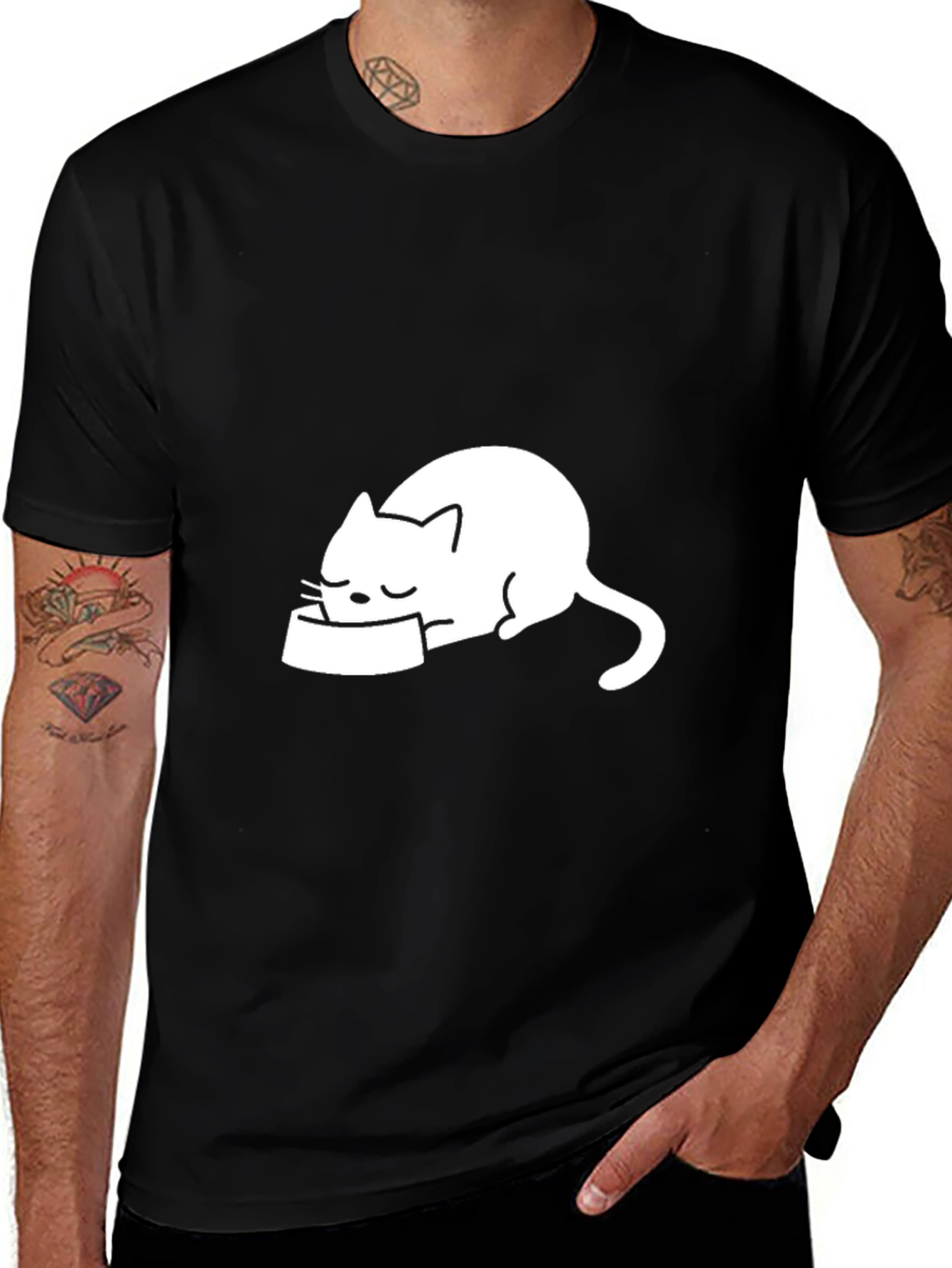 Variant 29 of Black Cat Nap T-Shirt