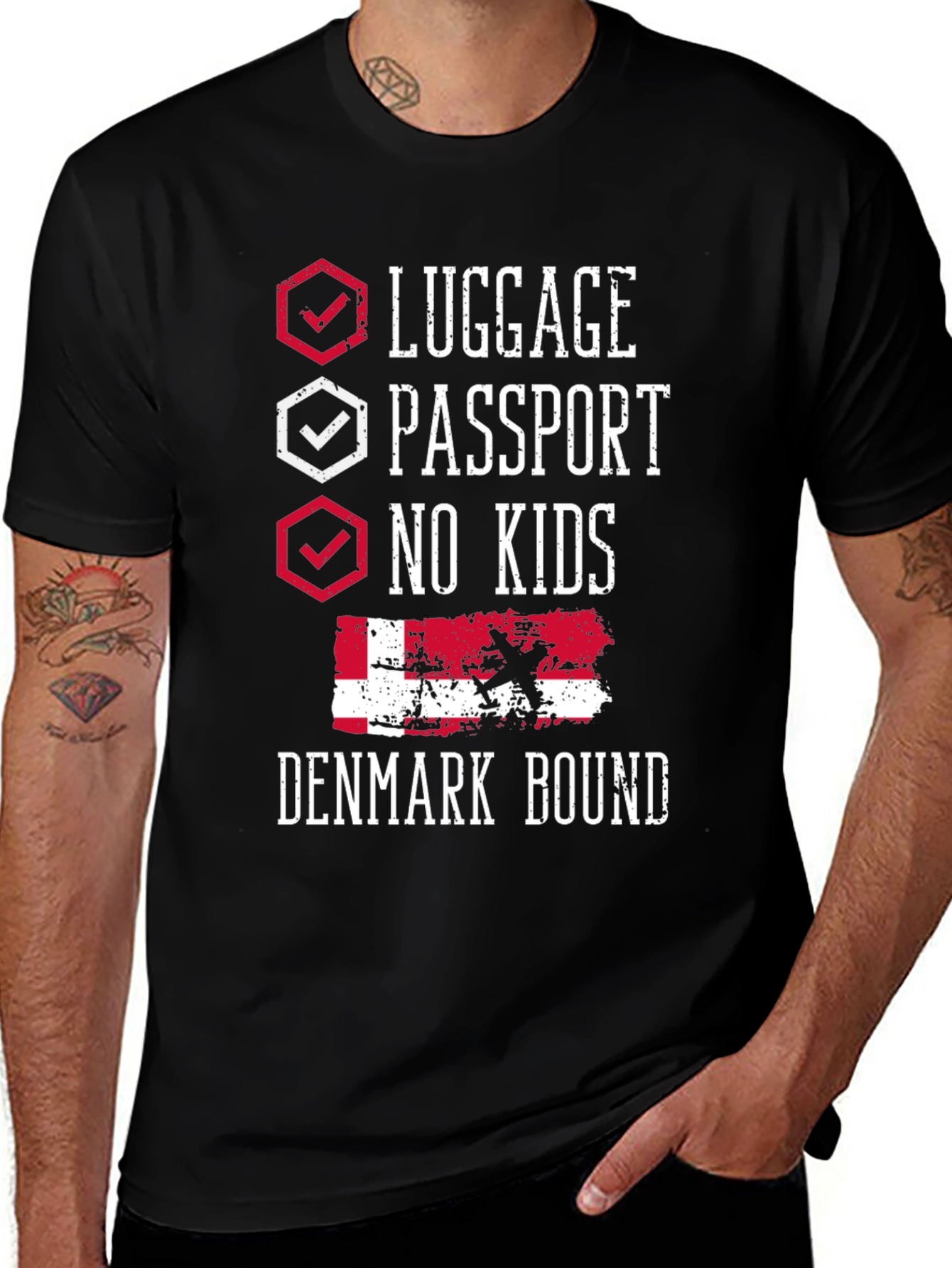 Denmark Bound Travel T-Shirt