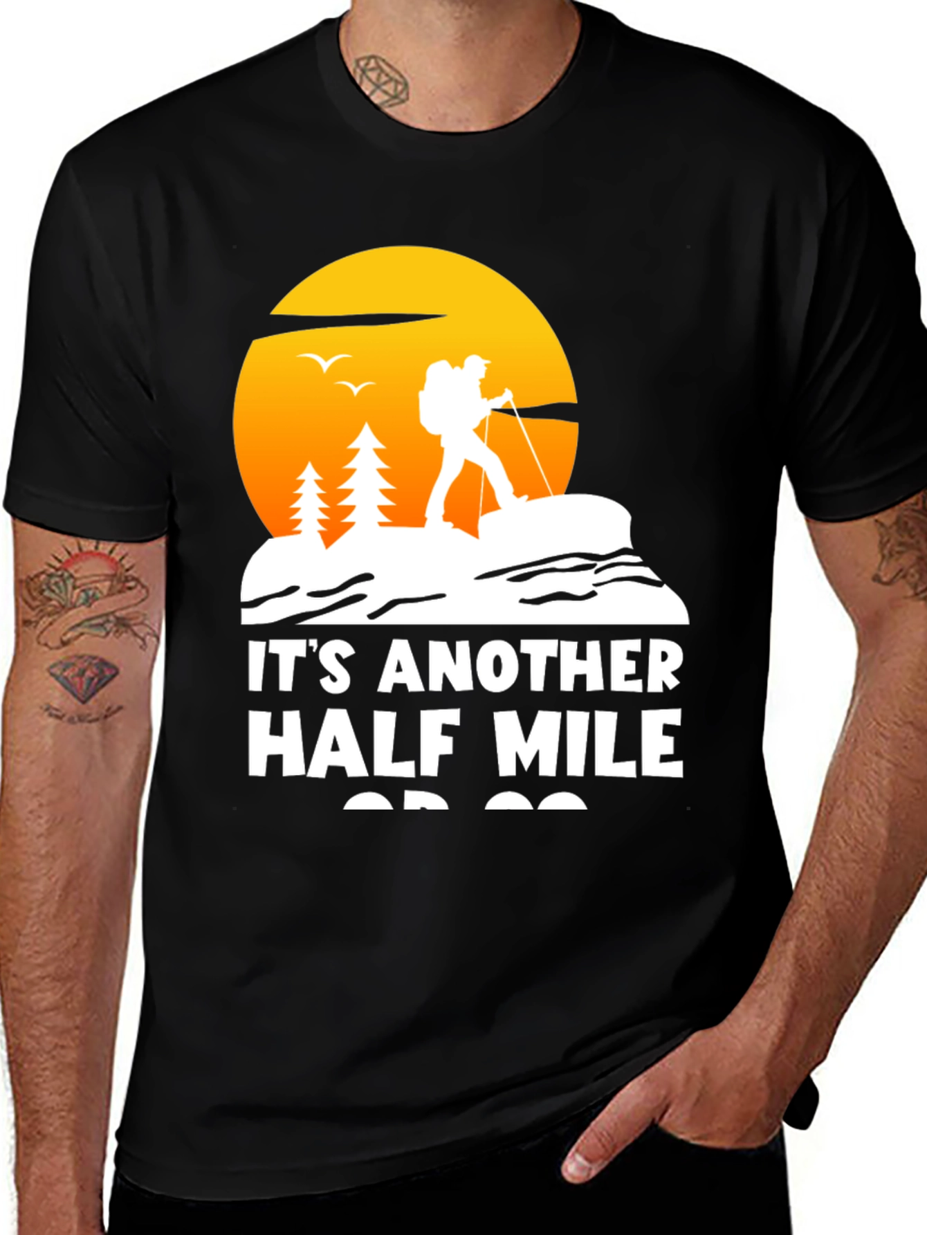 Variant 20 of Hiking T-Shirt - Another Half Mile