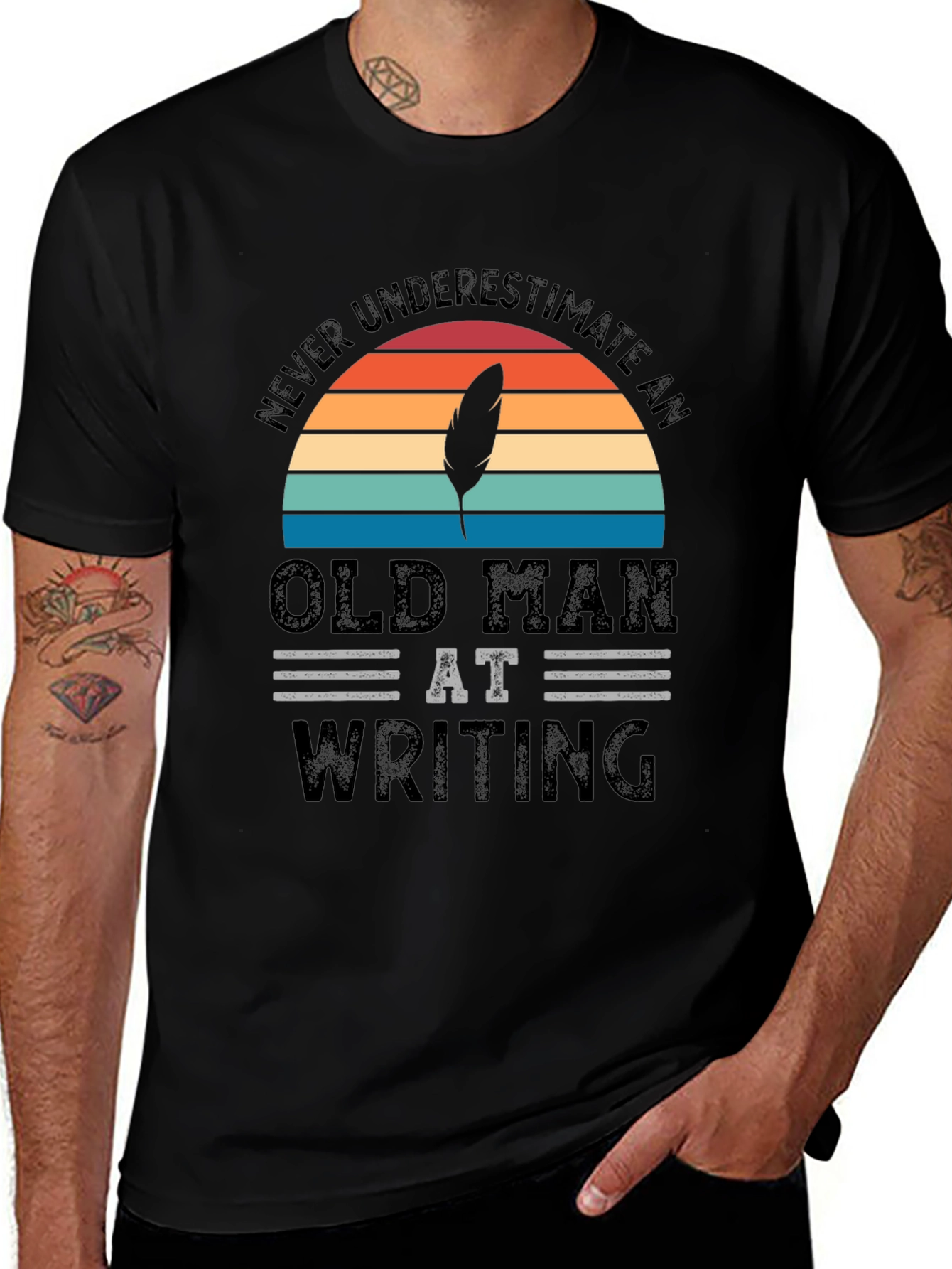 Variant 4 of Old Man at Writing T-Shirt
