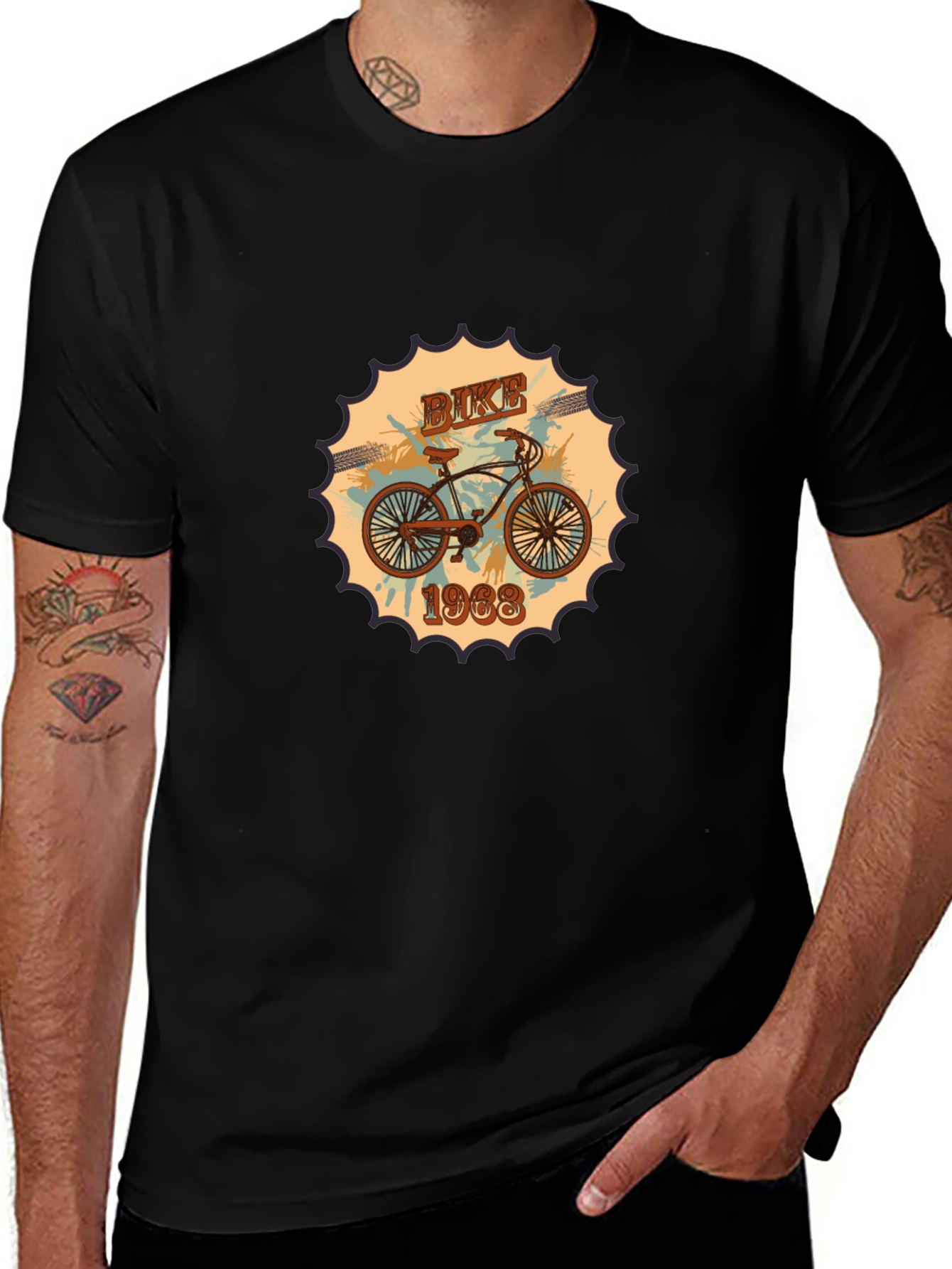 Variant 25 of Vintage Bike 1968 Graphic T-Shirt