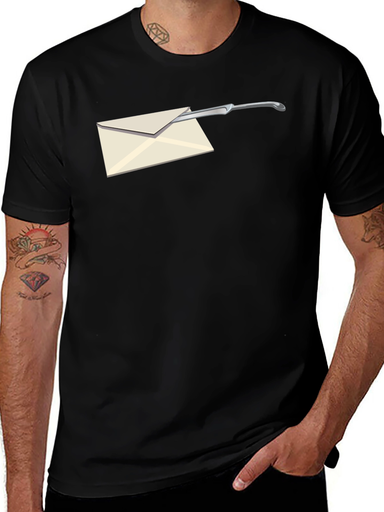 Variant 28 of Envelope Opener Graphic Tee - Cool & Unique Design