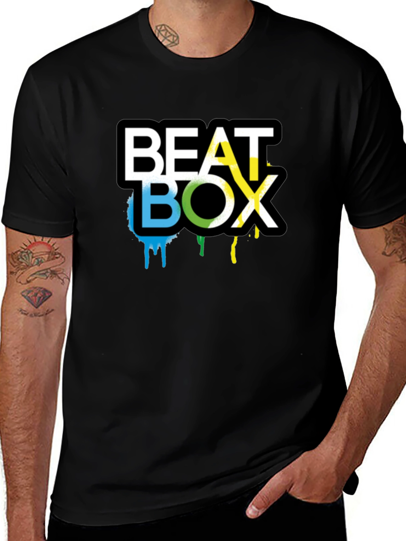 Variant 5 of Beatbox T-Shirt - Graffiti Style Design