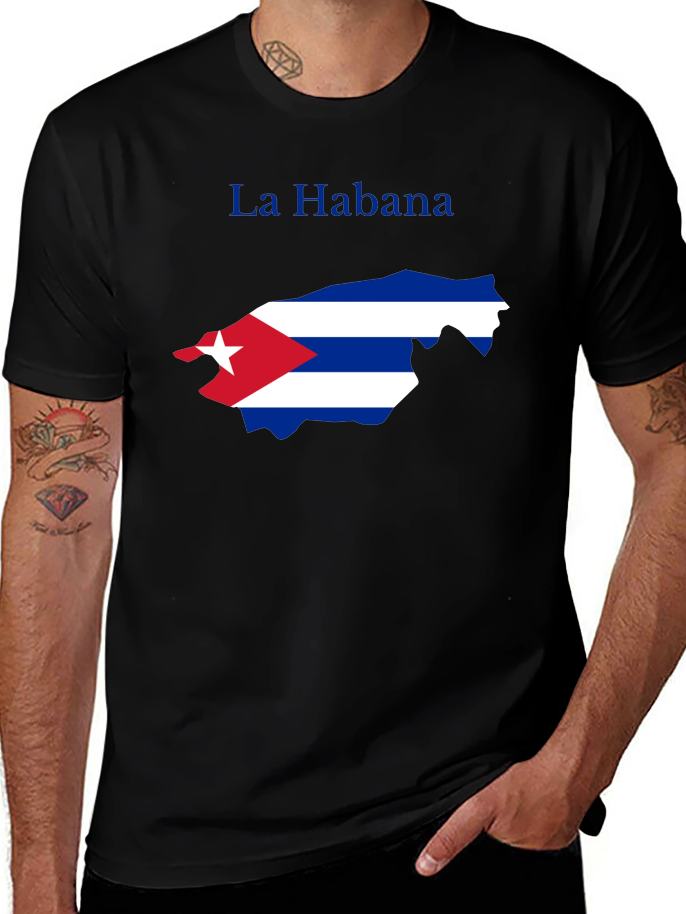 La Habana Cuba Flag T-Shirt