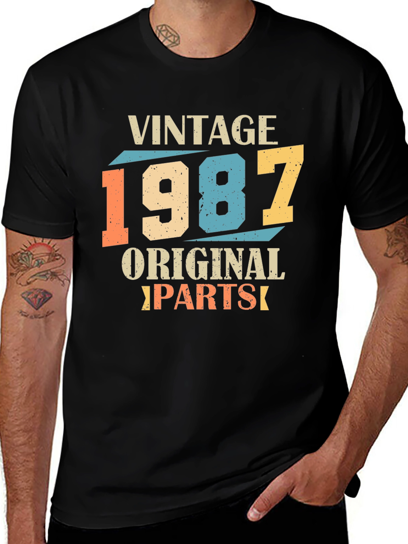 Variant 15 of Vintage 1987 Original Parts T-Shirt