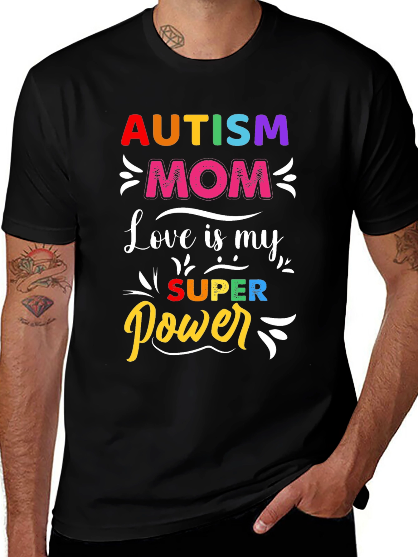 Autism Mom Super Power Tee - Love and Support Shirt