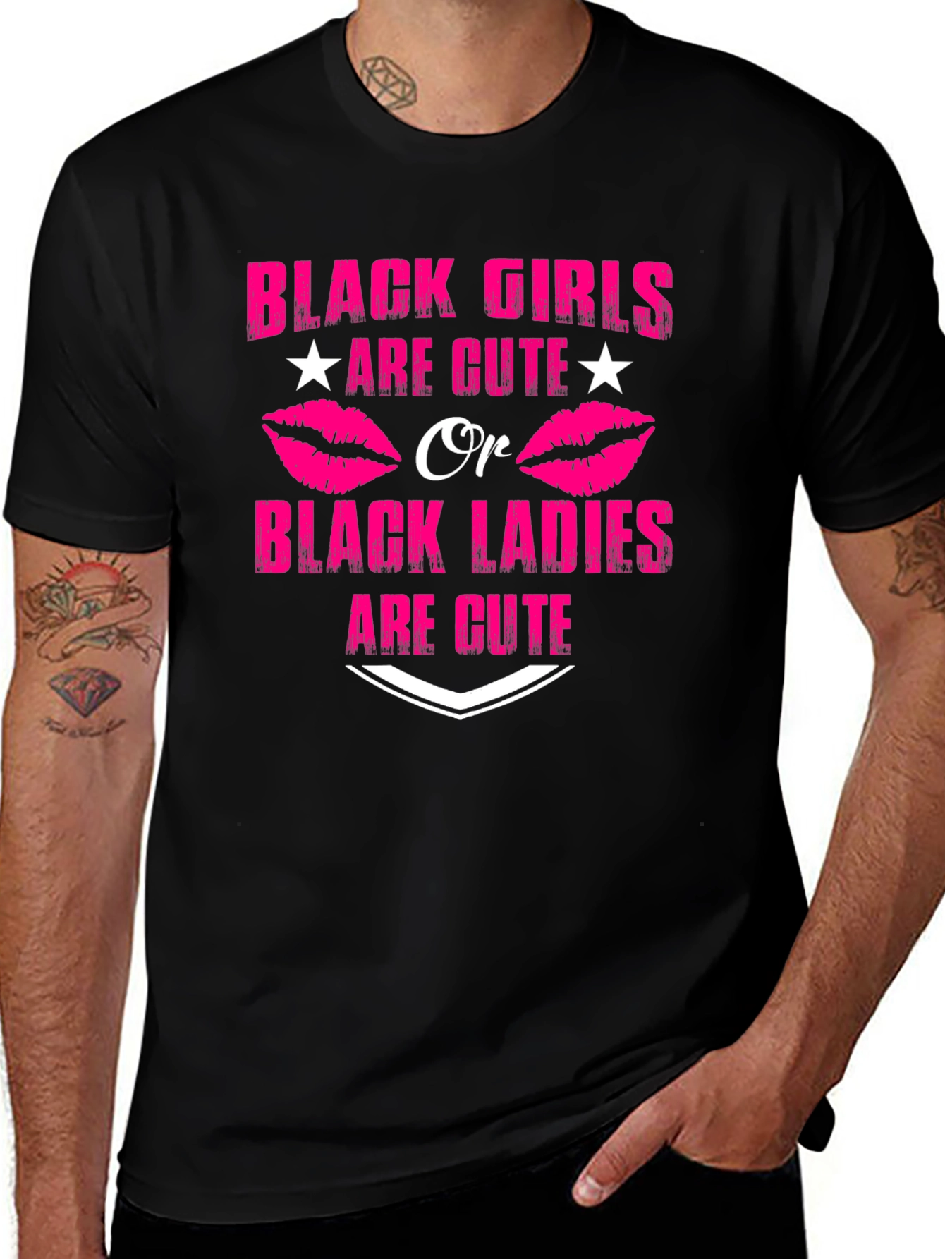 Variant 27 of Black Girls/Ladies Are Cute T-Shirt