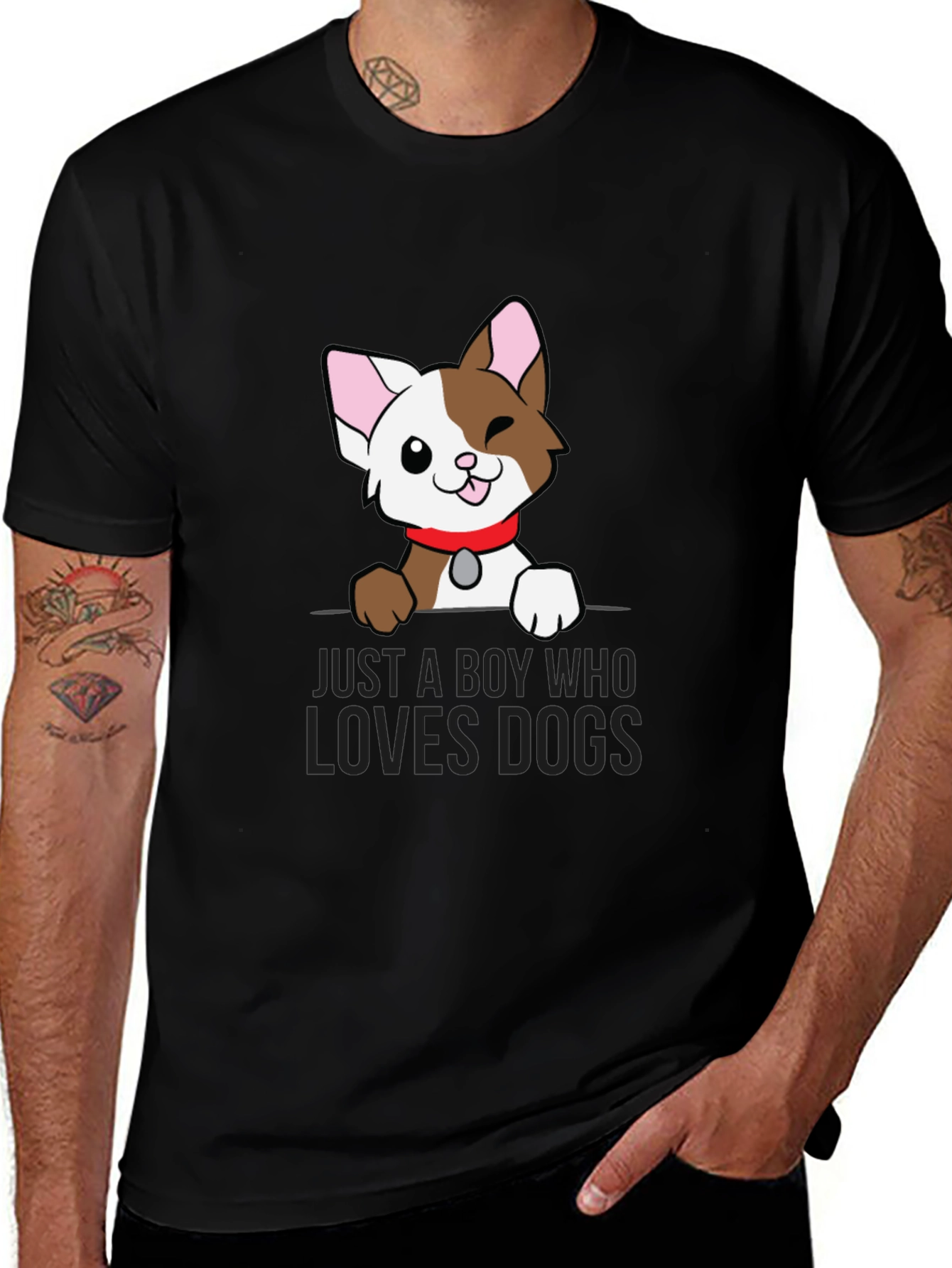 Variant 27 of Boy Who Loves Dogs T-Shirt