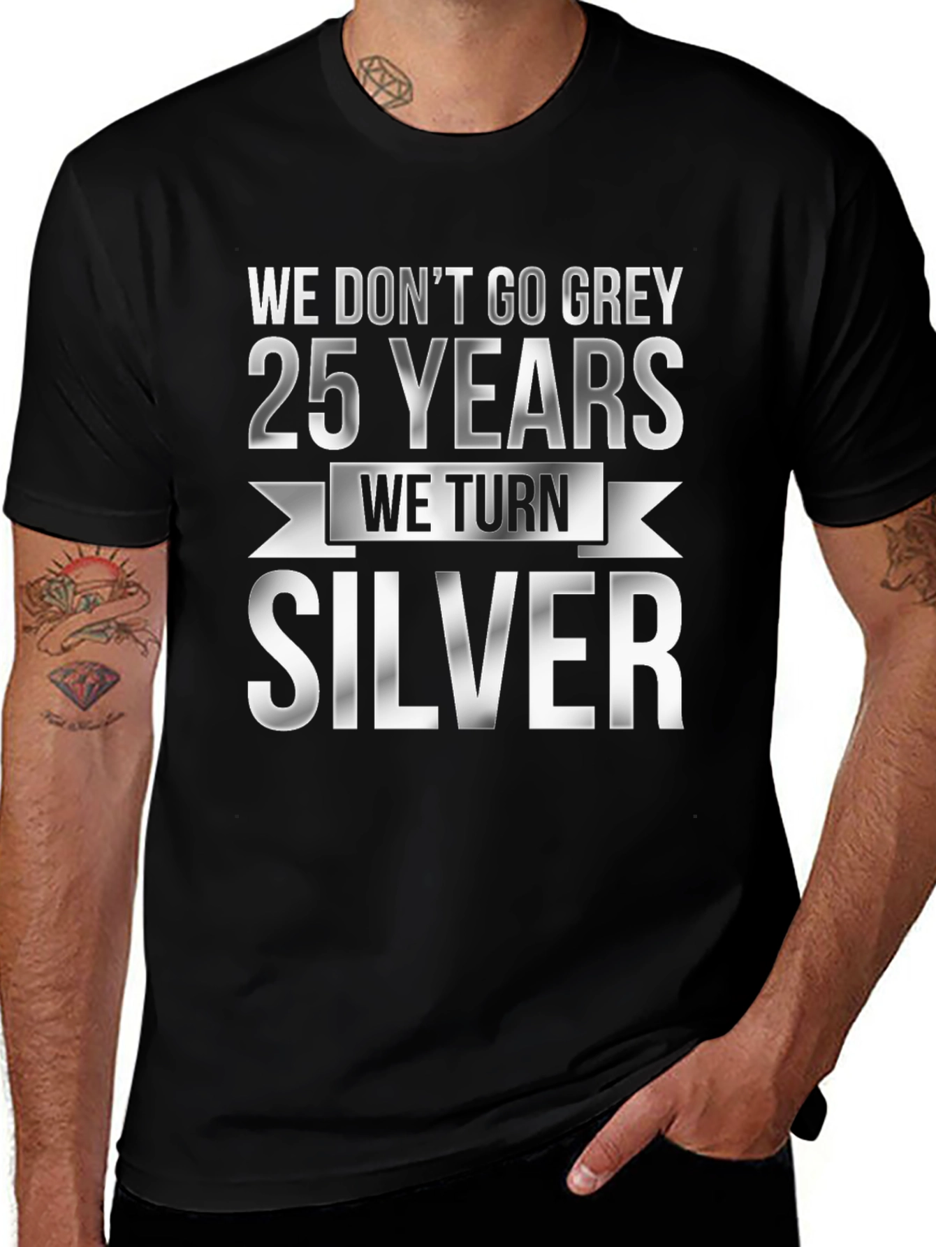Variant 29 of 25th Anniversary Silver T-Shirt
