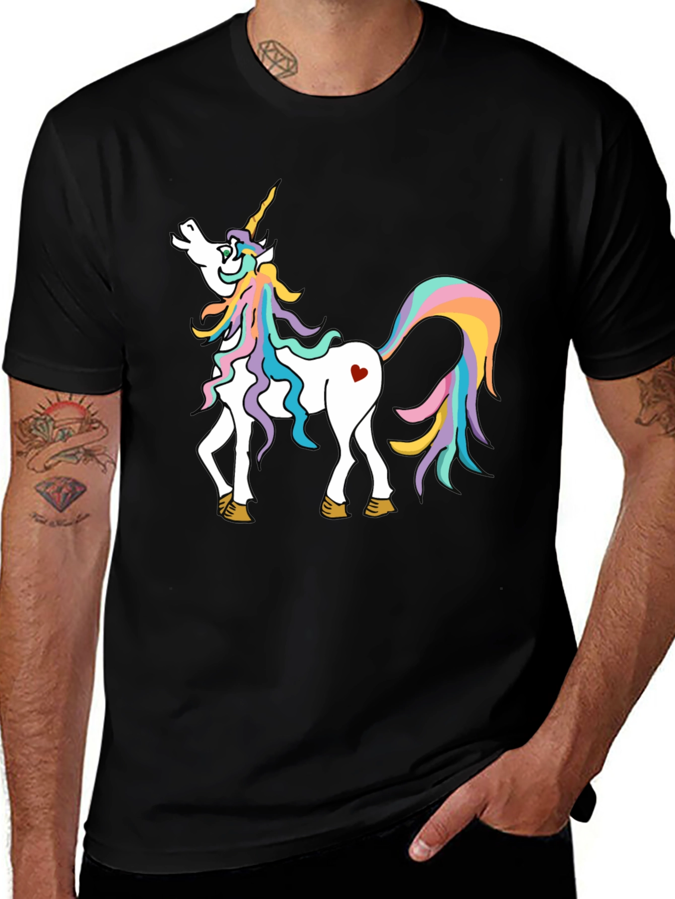 Variant 18 of Unicorn Graphic Tee - Magical Rainbow Horse Shirt