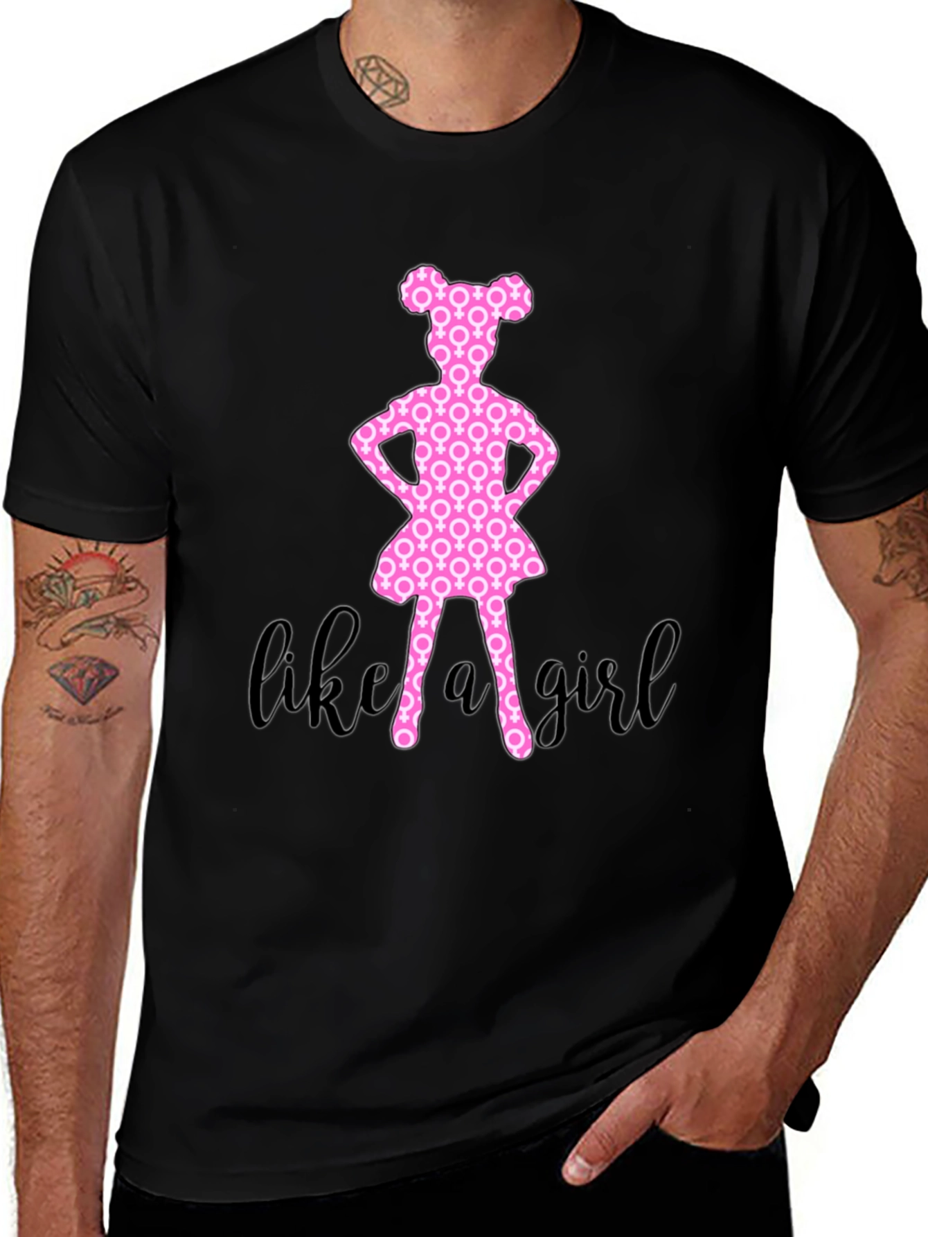 Variant 15 of Feminist Like a Girl Graphic Tee