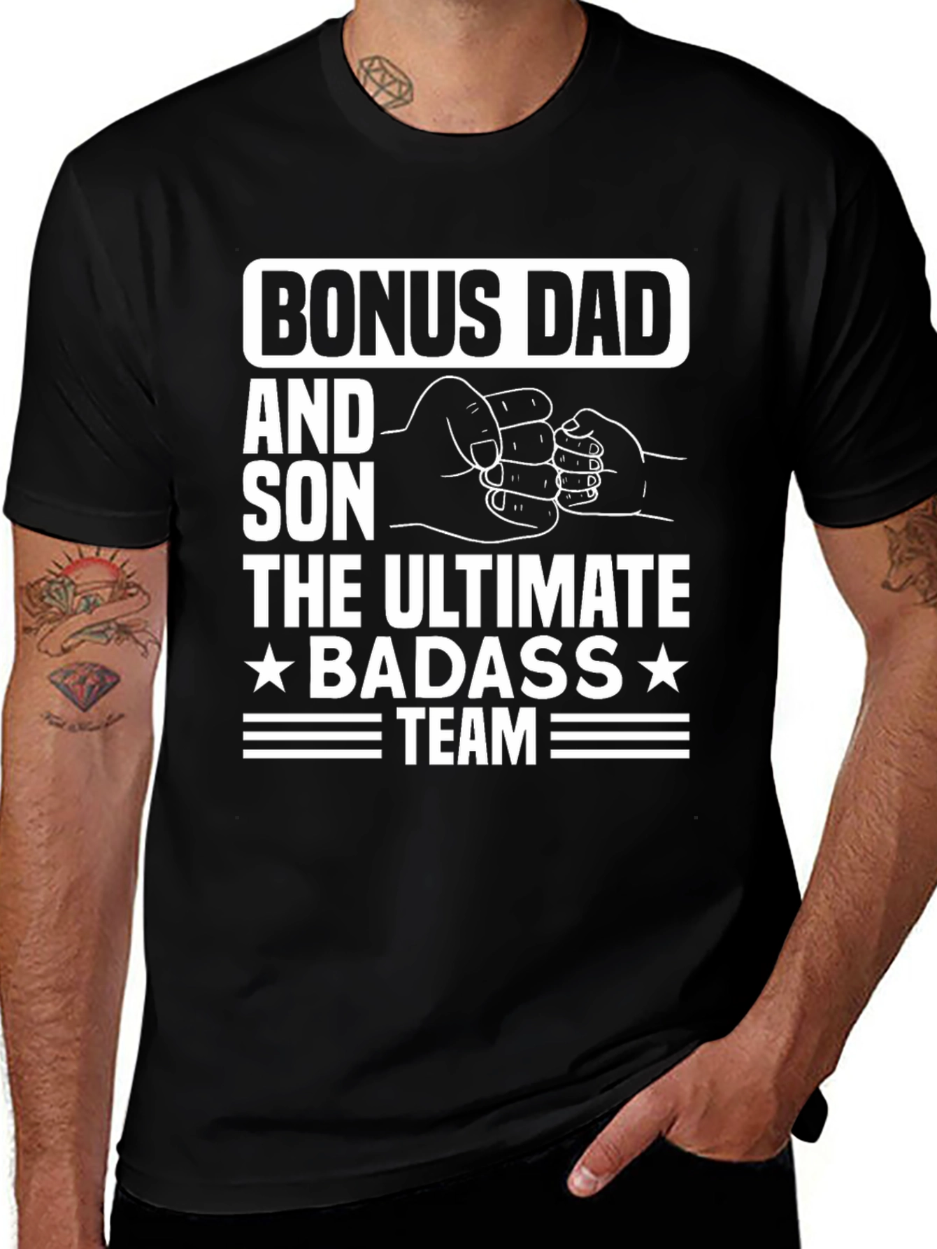 Bonus Dad & Son T-Shirt - The Ultimate Badass Team!