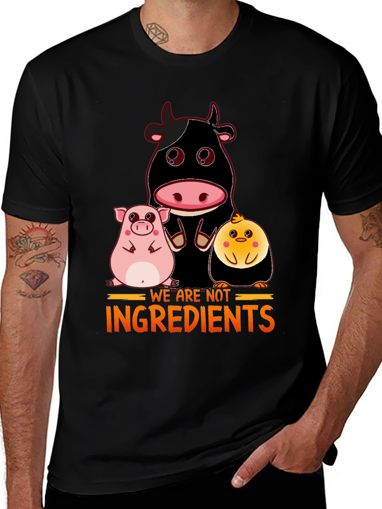 Variant 28 of Vegan T-Shirt - Animal Rights Tee