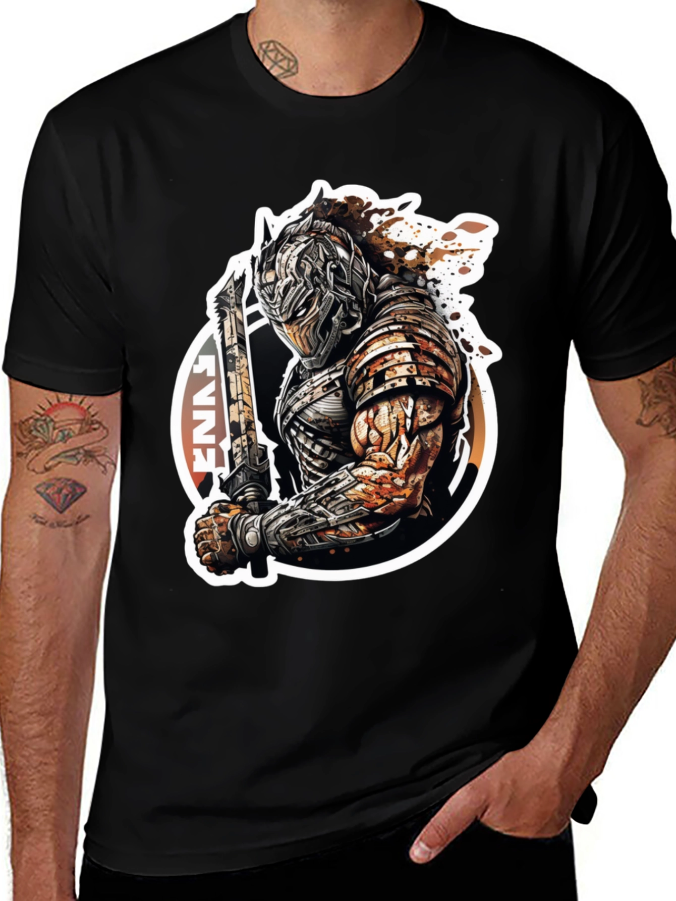 Variant 5 of Warrior Graphic Tee - Unique Design, Stylish Fit