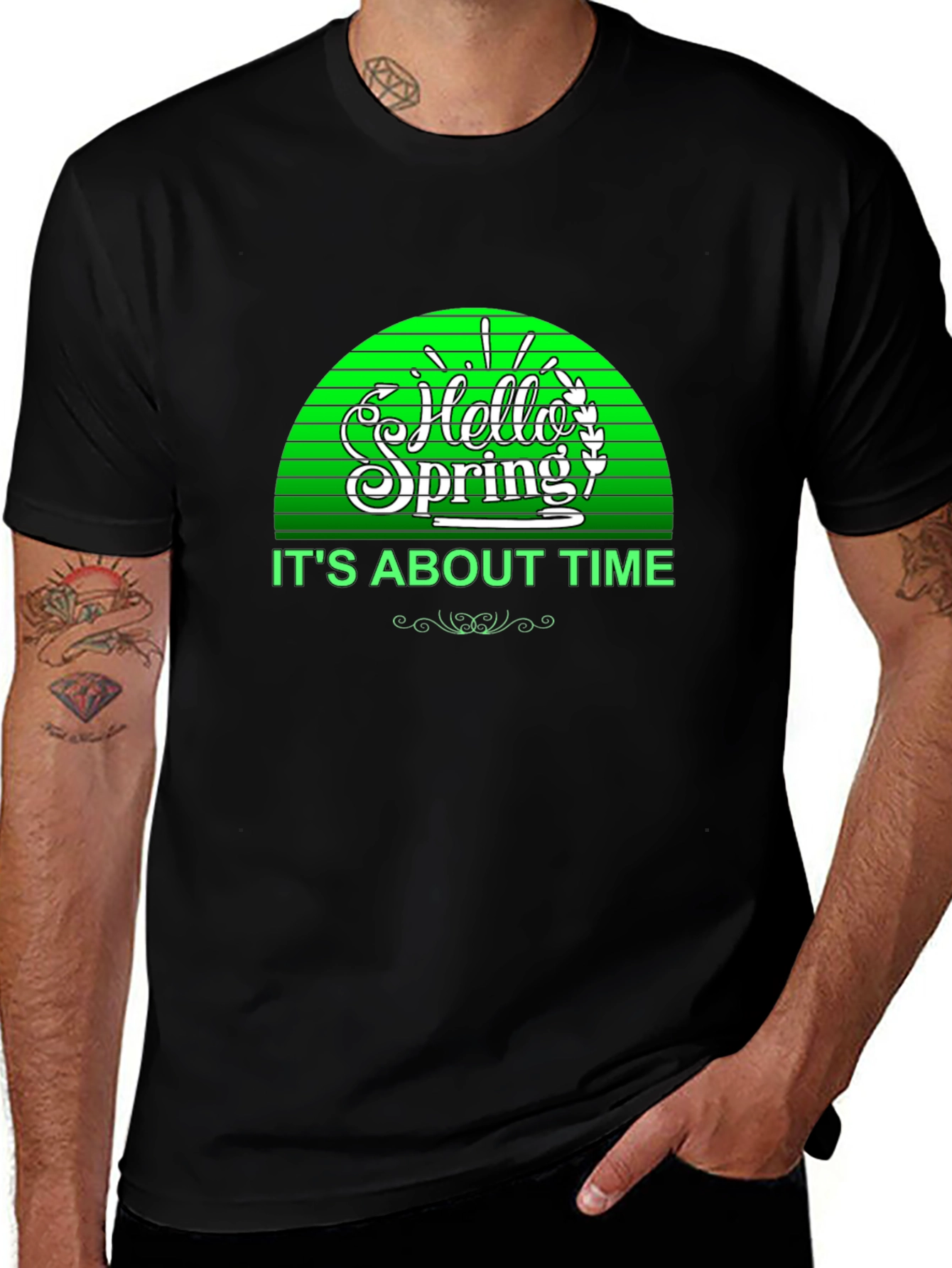 Hello Spring! Graphic T-Shirt - Springtime Apparel