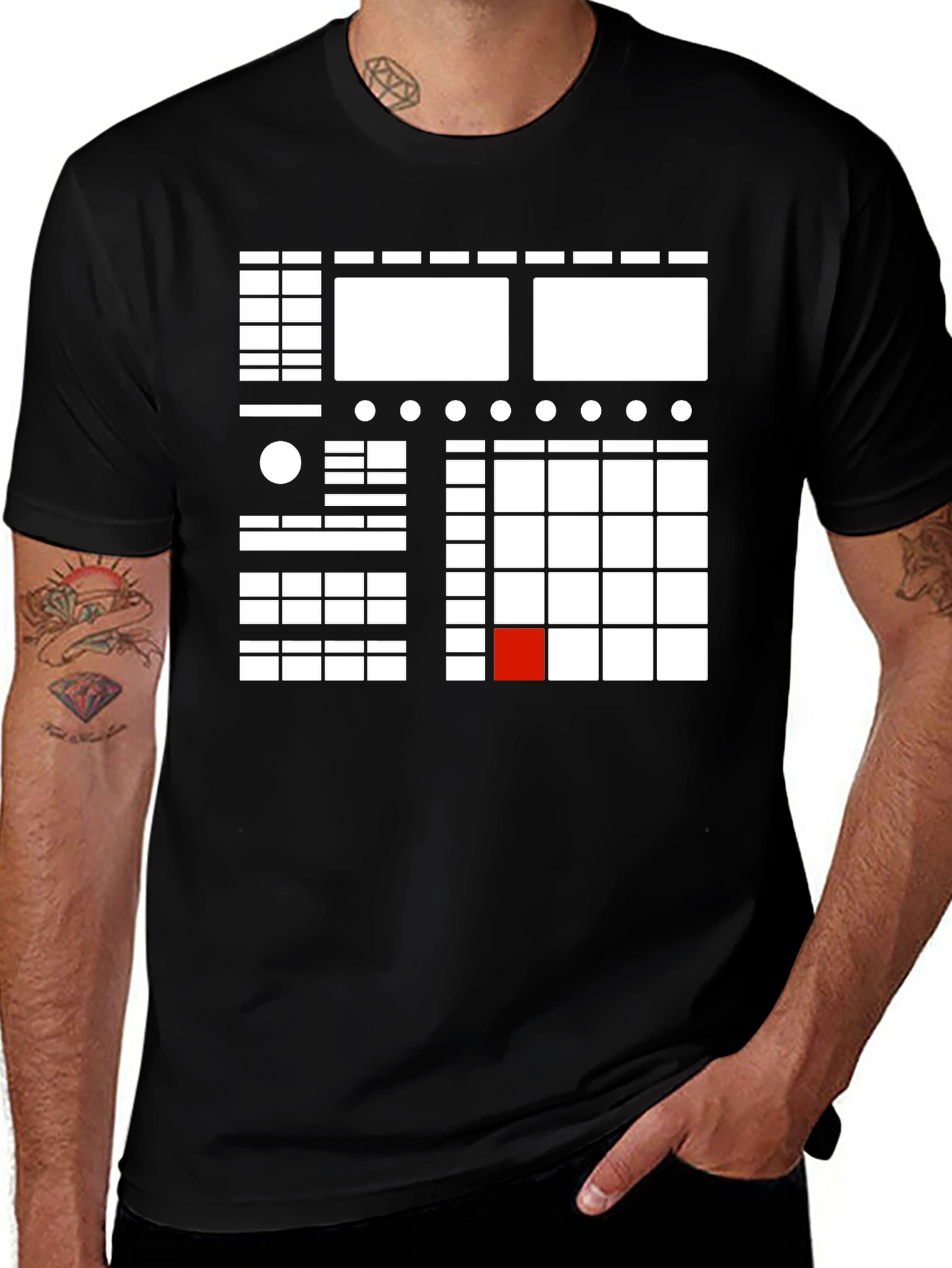 Variant 5 of MPC Style Black T-Shirt