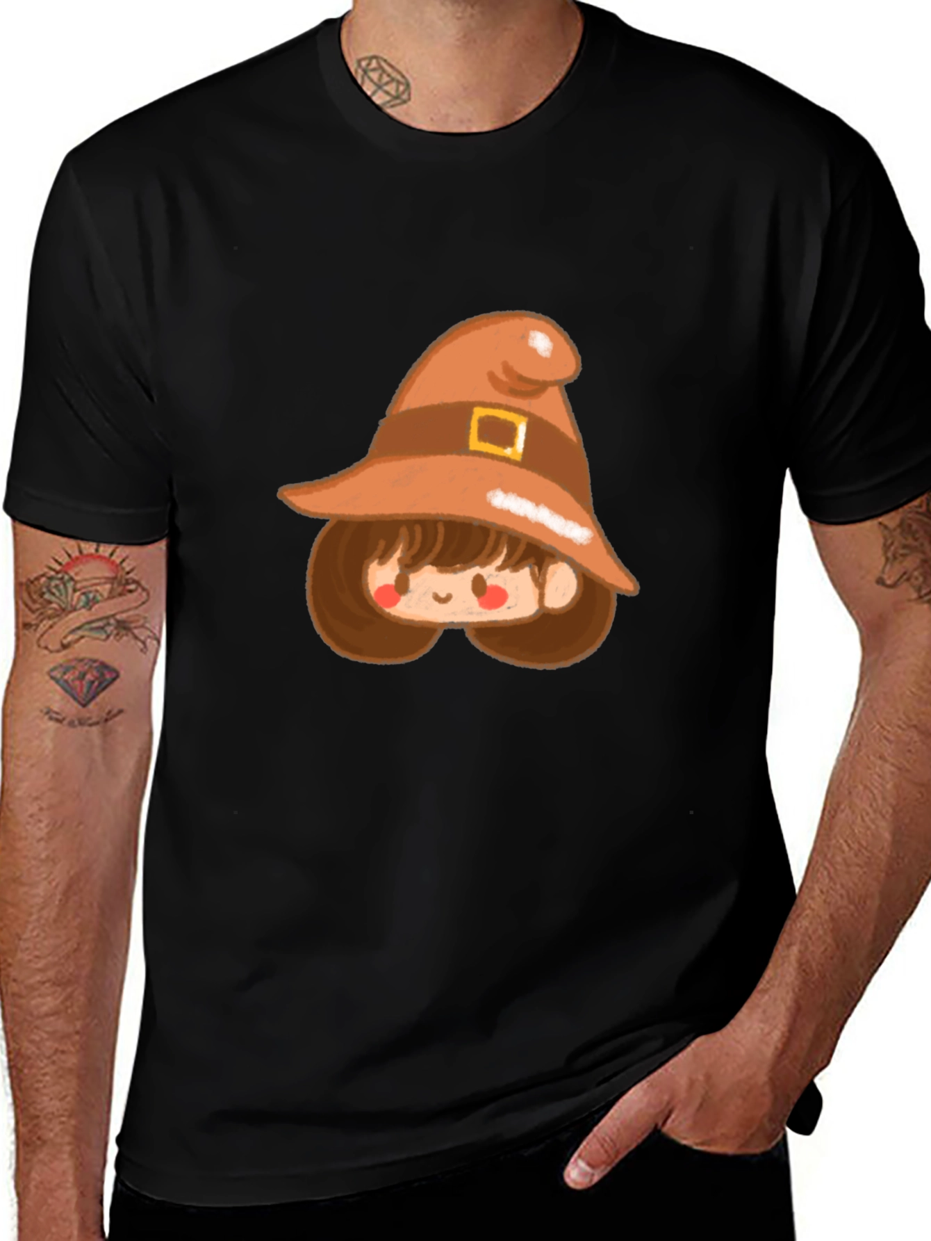 Variant 28 of Whimsical Witch Cartoon Tee