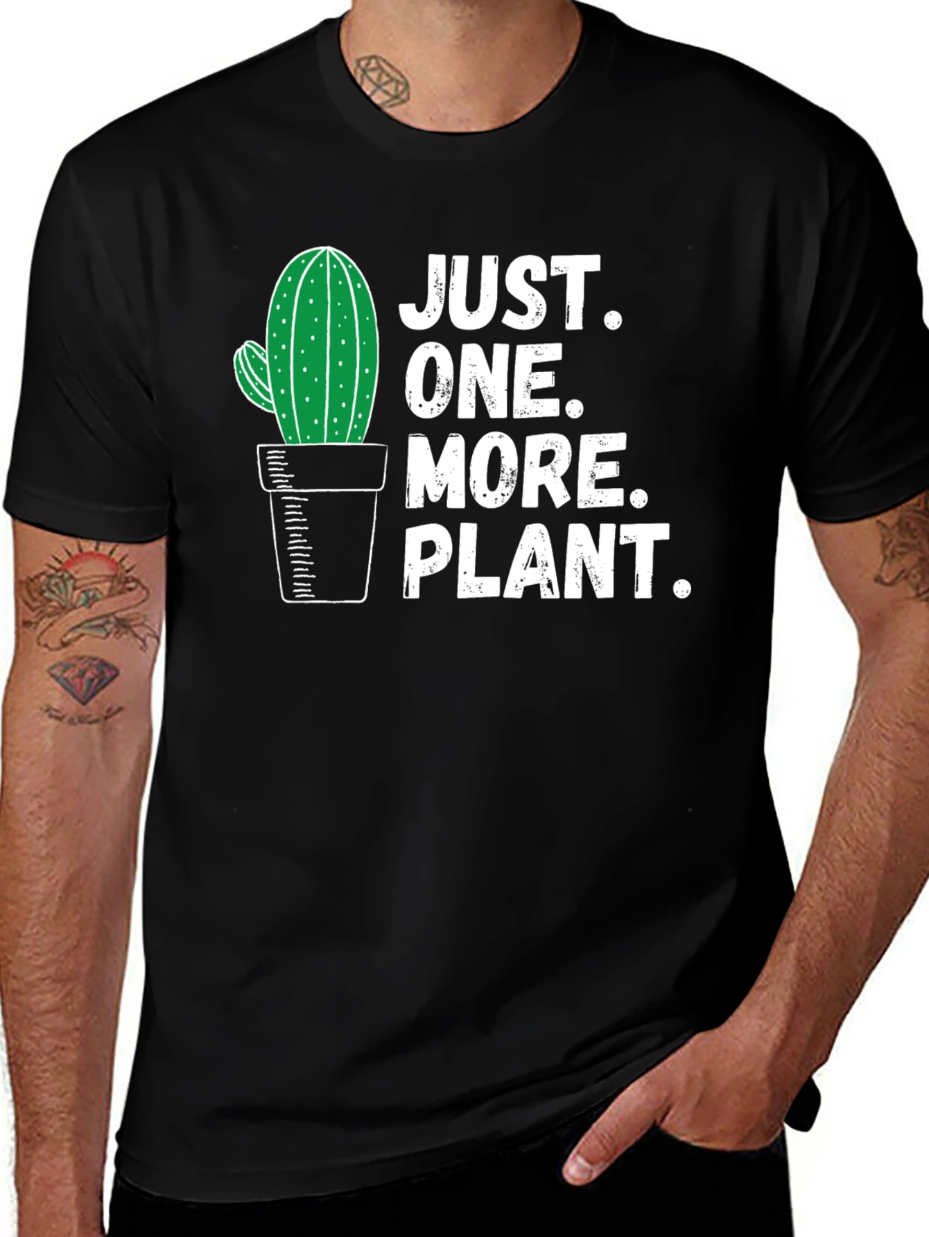 Variant 21 of Just One More Plant T-Shirt - Cactus Lover Tee