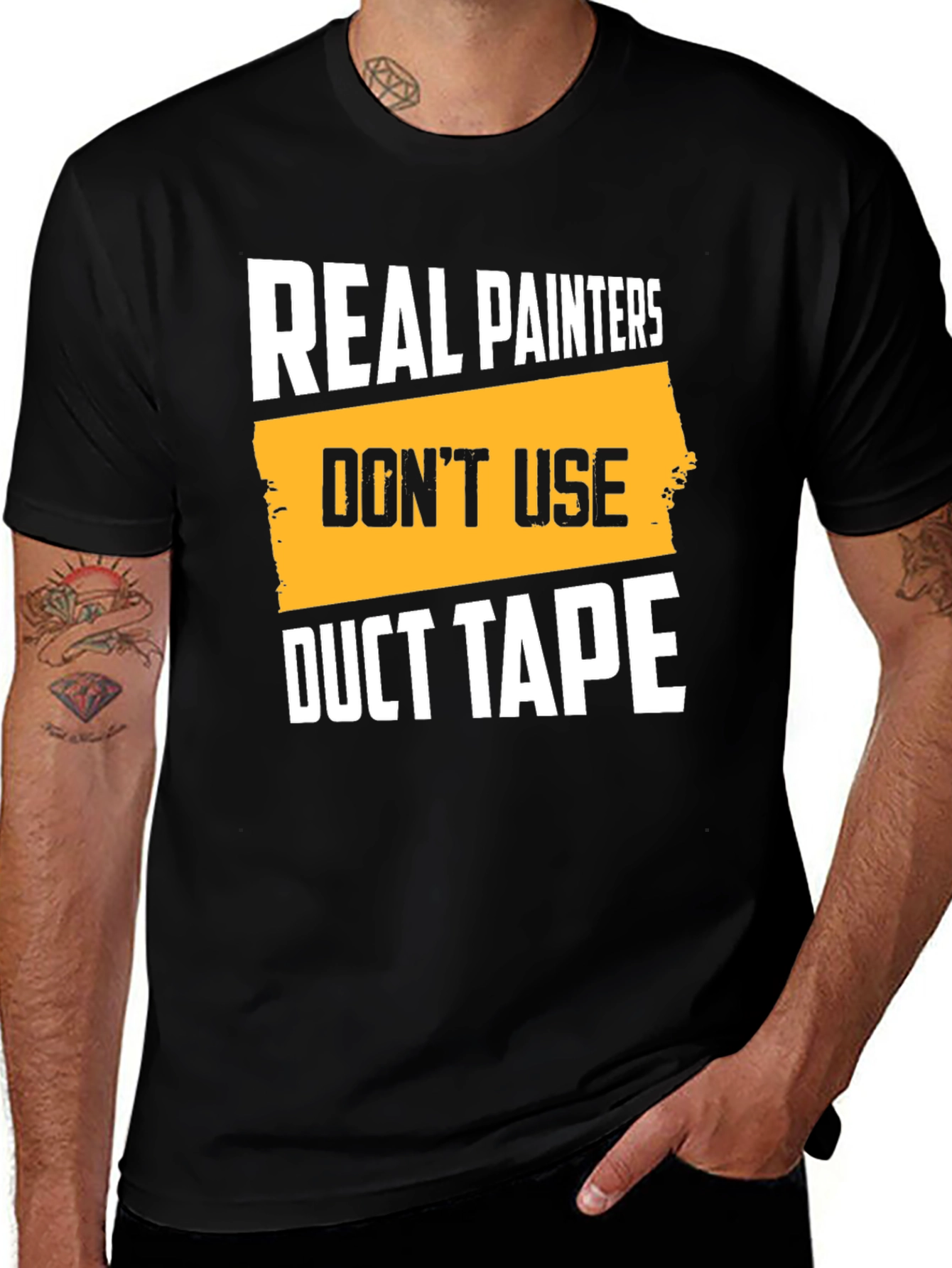 Variant 18 of Real Painters Duct Tape Graphic Tee