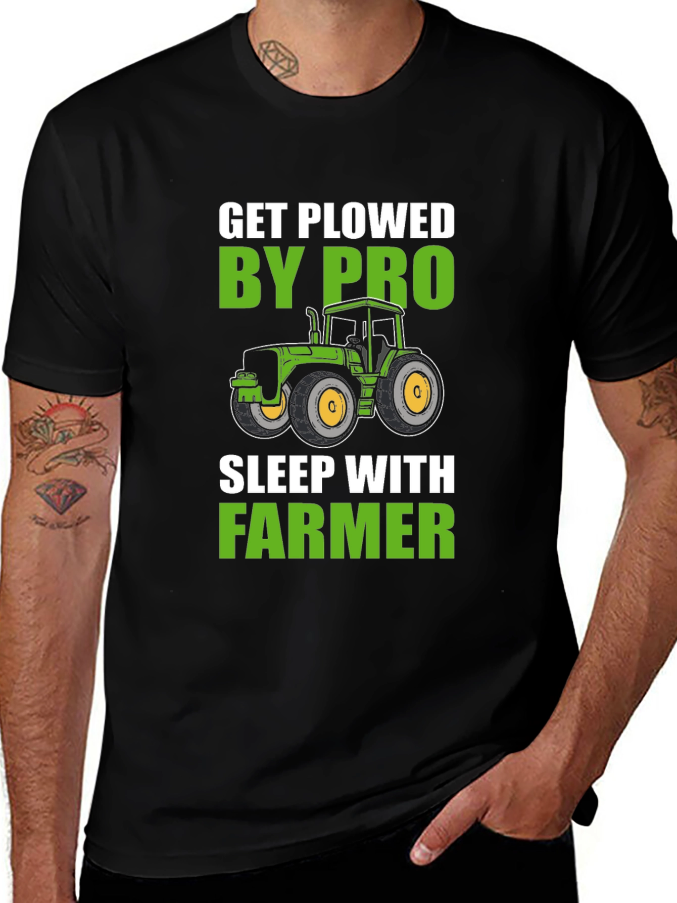 Variant 19 of Get Plowed By Pro Farmer Novelty T-Shirt