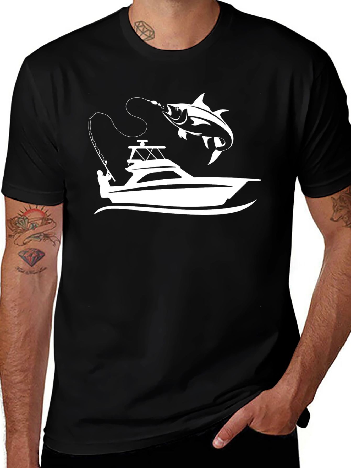 Fishing Boat Graphic Tee