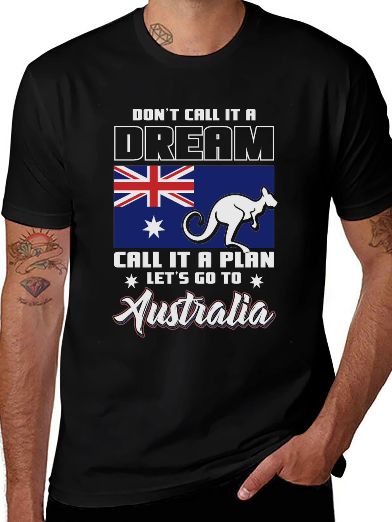 Australia Travel Plan Graphic Tee