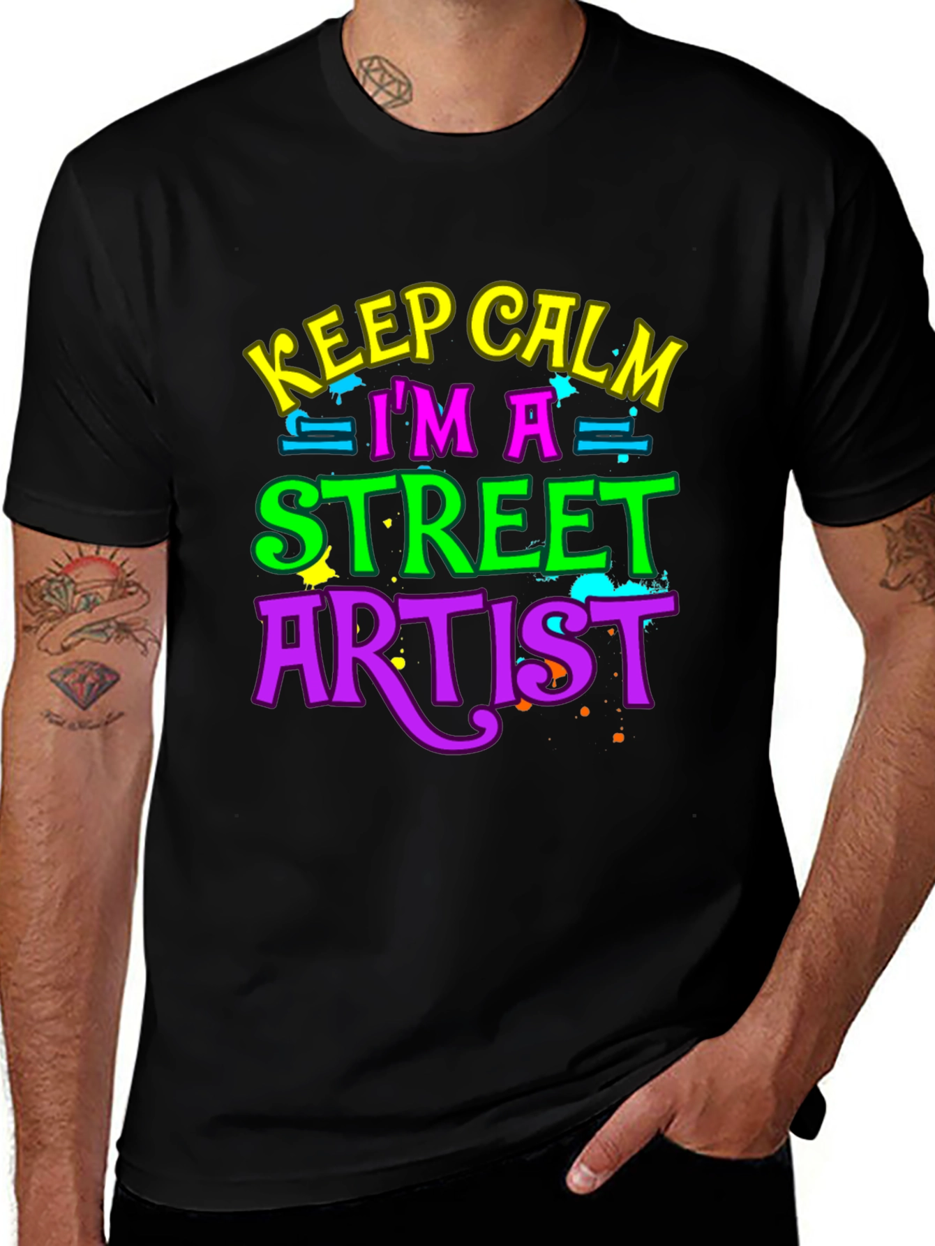 Variant 16 of Keep Calm I'm a Street Artist T-Shirt