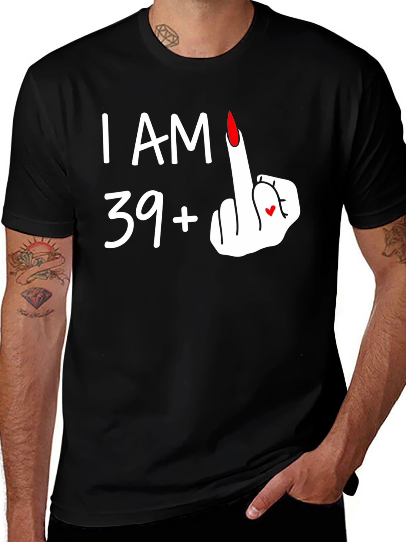 I AM 39+1 T-Shirt - Funny Birthday Tee