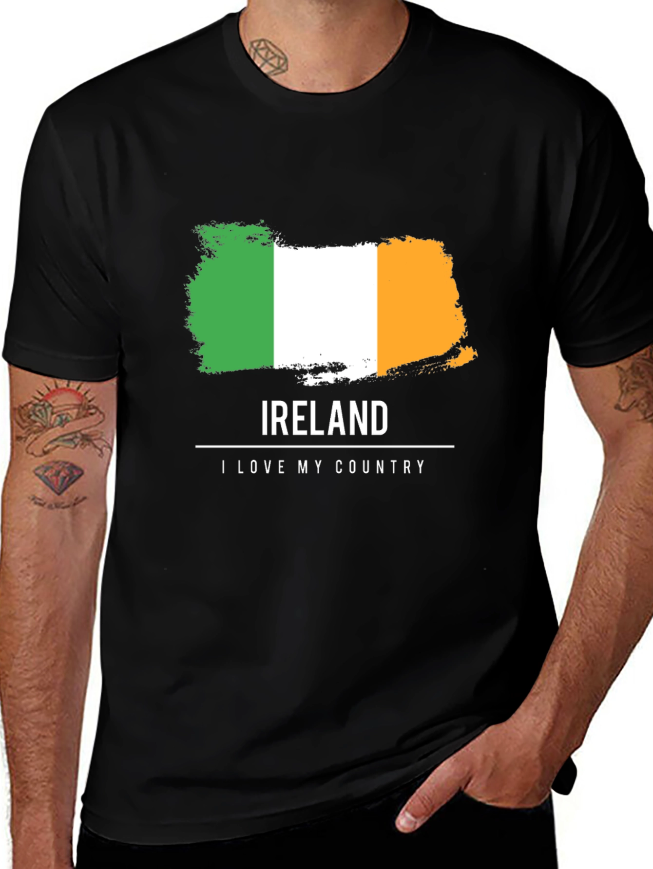 Ireland Flag T-Shirt - I Love My Country Tee