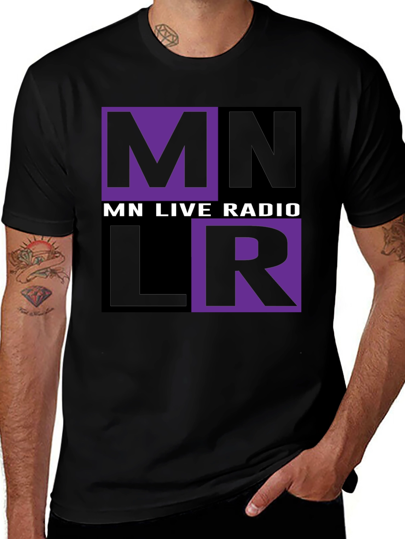 MN Live Radio Black T-Shirt