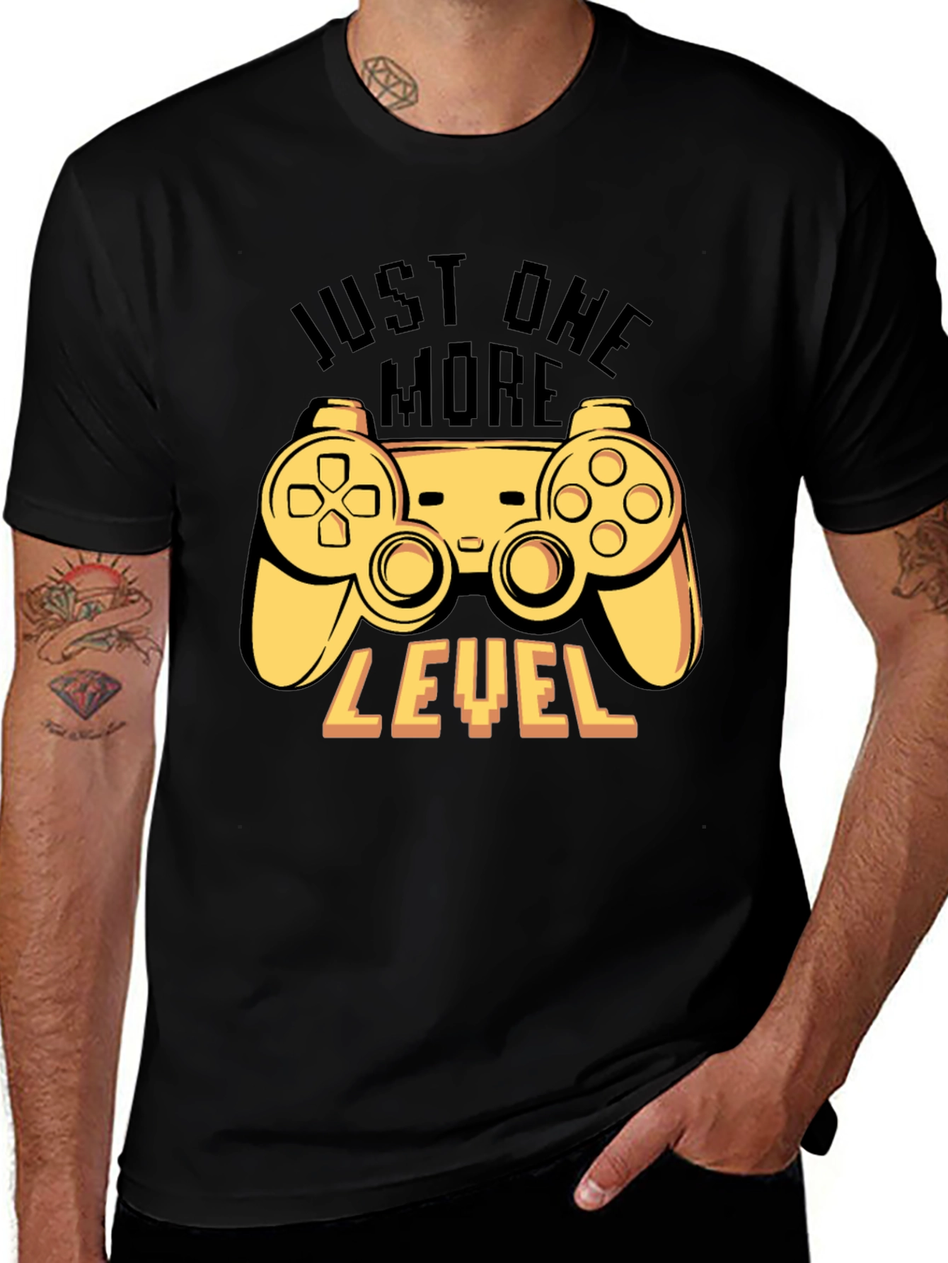 Variant 2 of Just One More Level Gamer Graphic T-Shirt