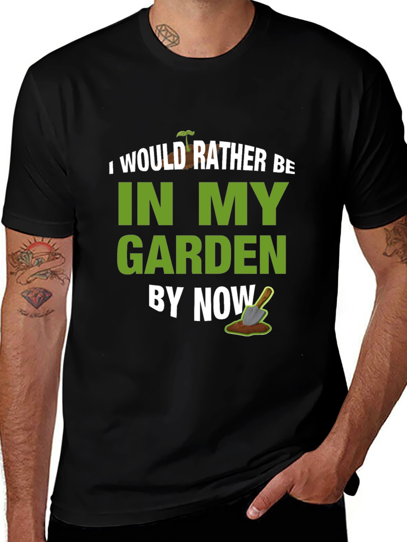 Variant 21 of I Would Rather Be In My Garden T-Shirt
