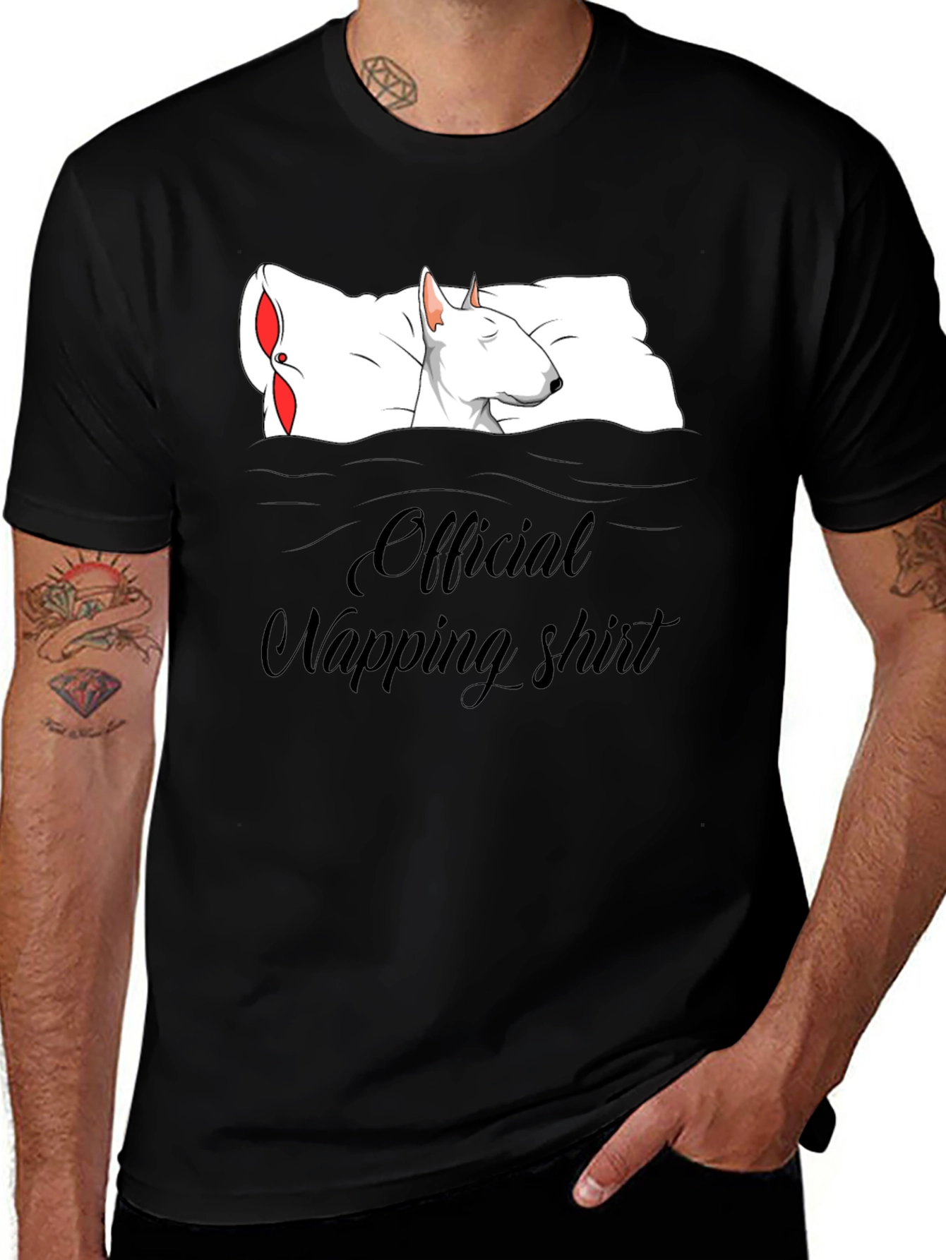 Black Official Napping Shirt Black main image