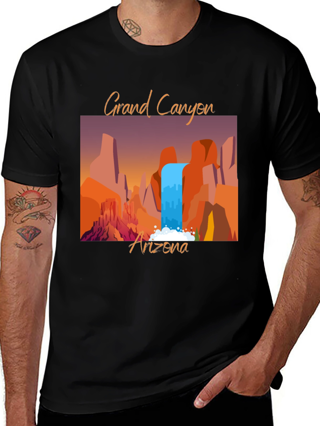 Variant 29 of Grand Canyon Arizona Graphic T-Shirt