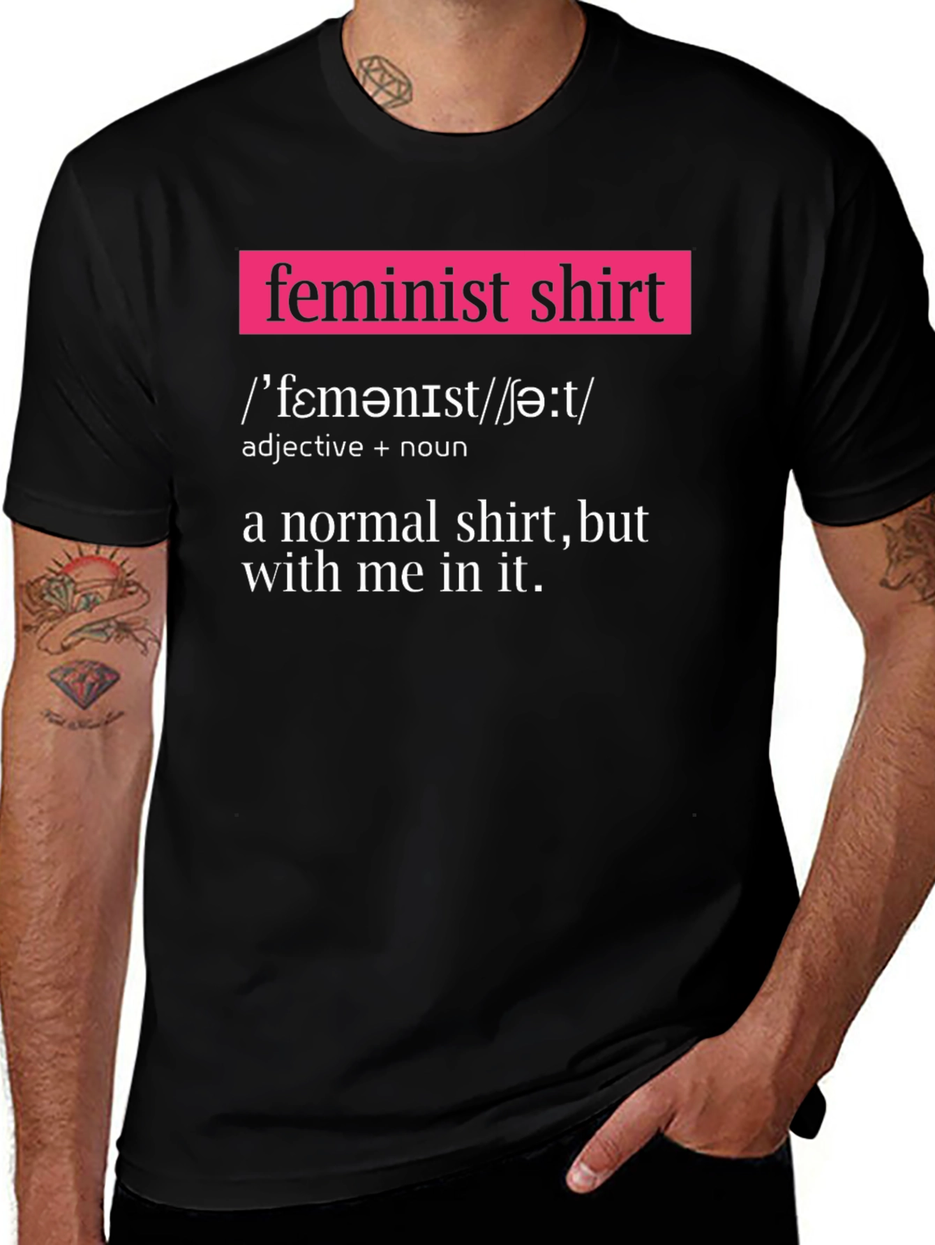 Variant 16 of Feminist Definition T-Shirt -  Stylish Statement Tee