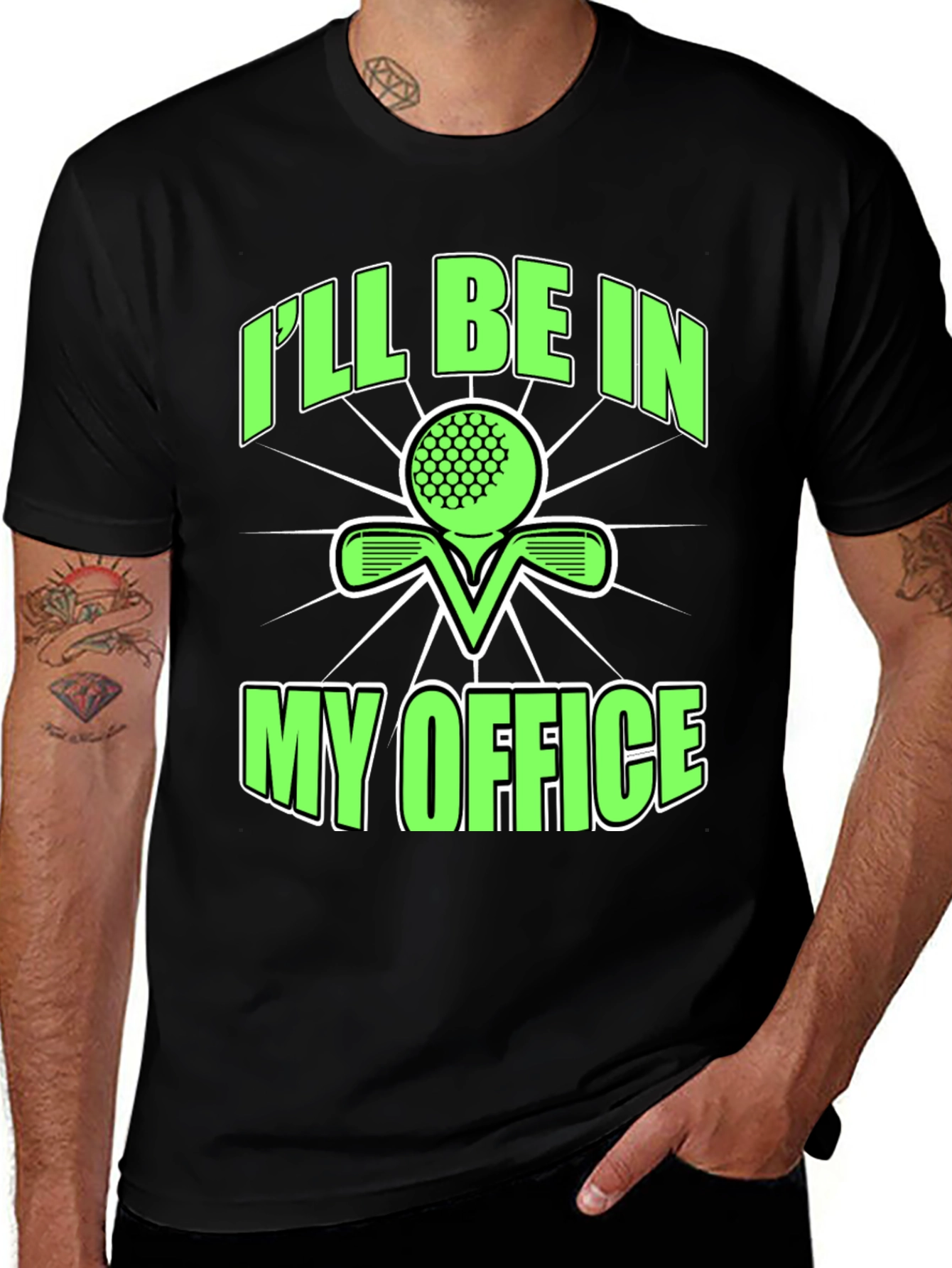 I'll Be In My Office Golf T-Shirt