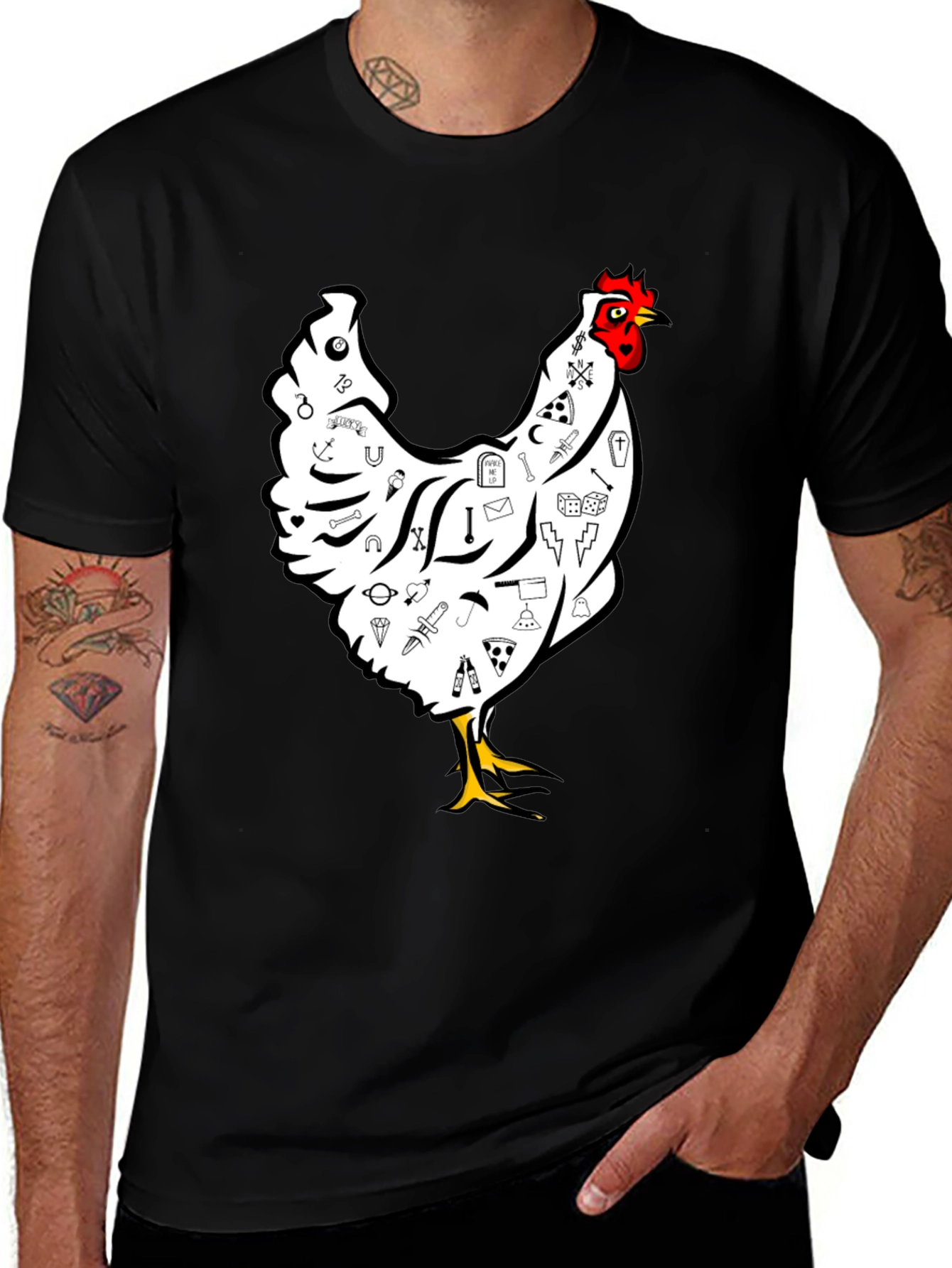 Variant 25 of Lucky Charm Chicken T-Shirt