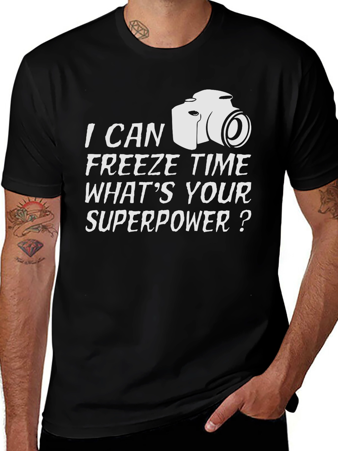 Variant 2 of Freeze Time Photographer T-Shirt