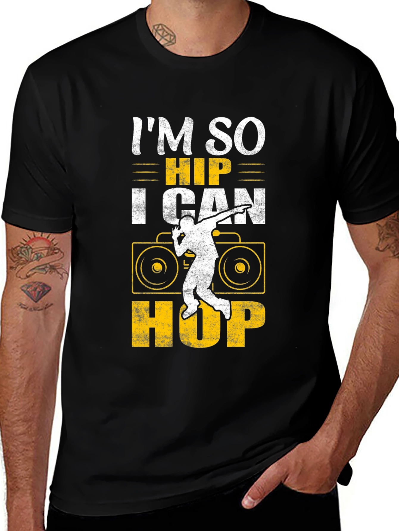 Variant 6 of I'm So Hip I Can Hop T-Shirt