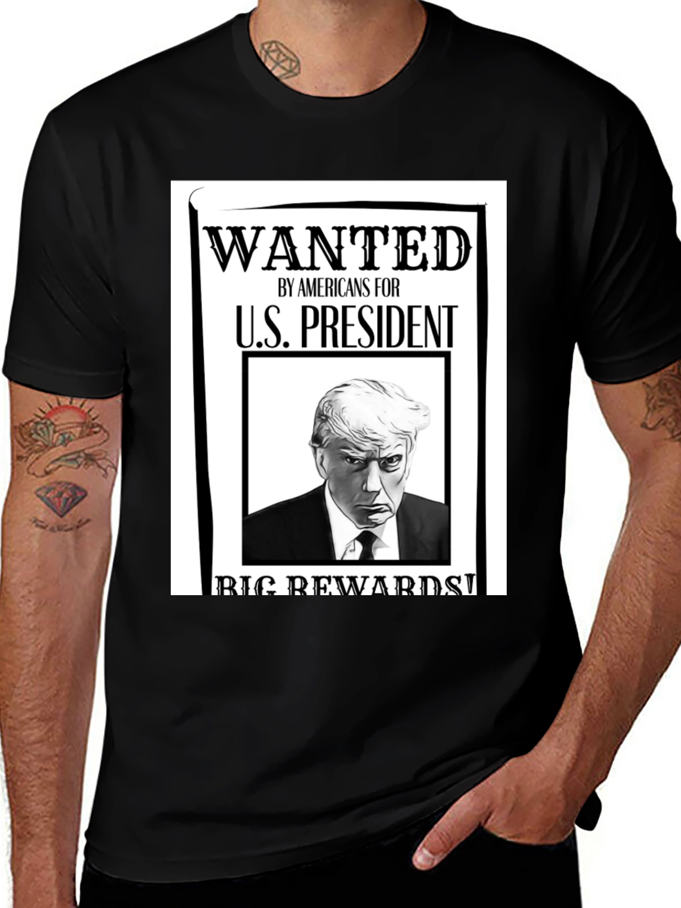 Variant 29 of Wanted Trump T-Shirt - Political Statement Tee