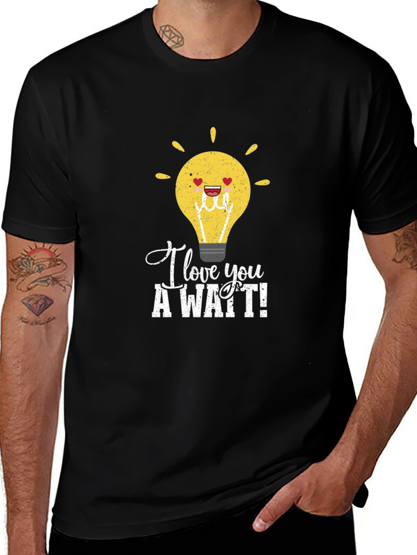 Variant 3 of I Love You A Watt! Graphic T-Shirt