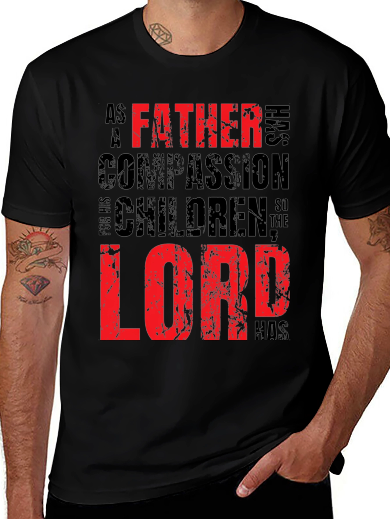 Variant 5 of Father Lord Black Graphic Tee