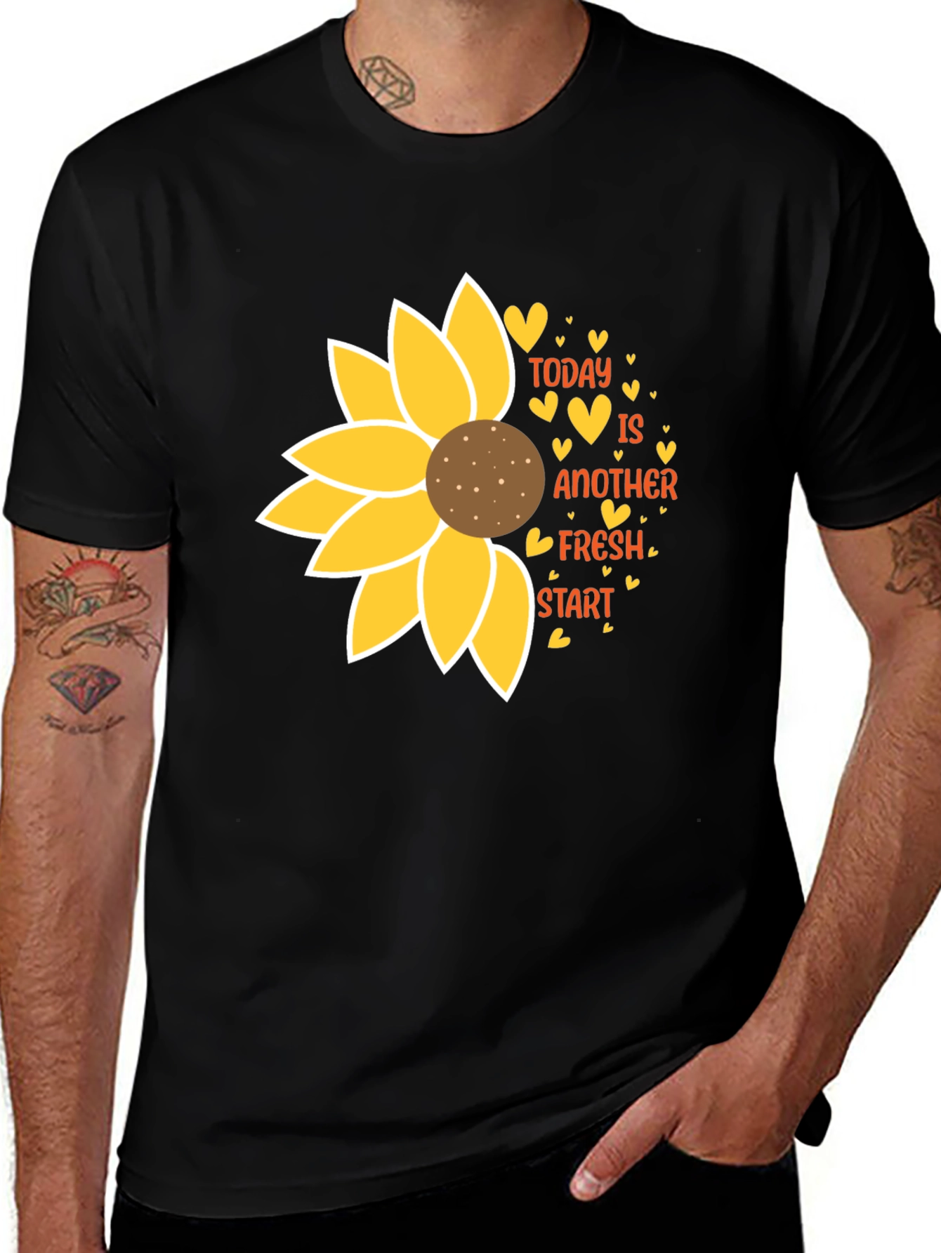 Variant 19 of Sunflower Fresh Start Graphic T-Shirt