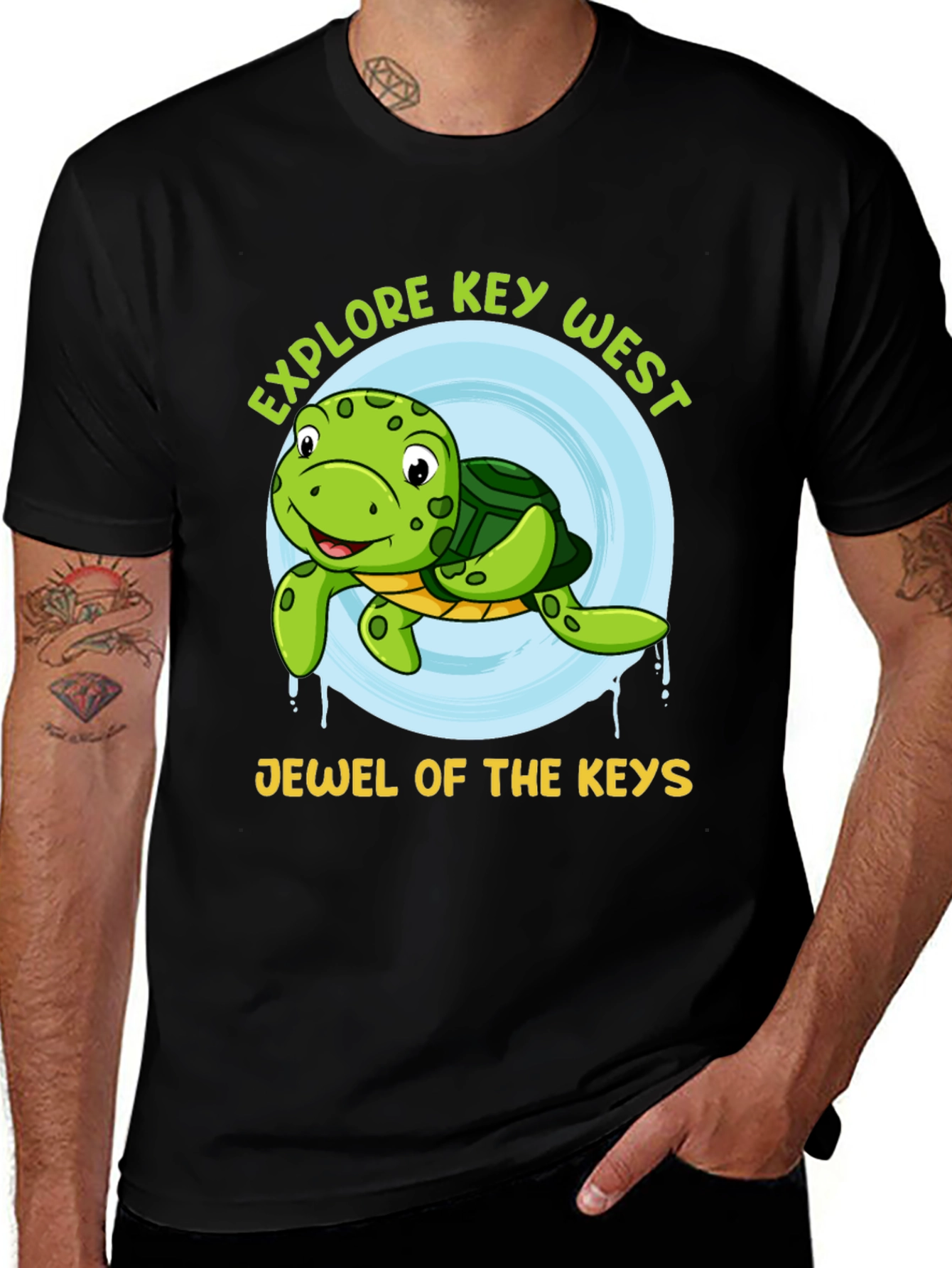 Variant 27 of Explore Key West Turtle T-Shirt