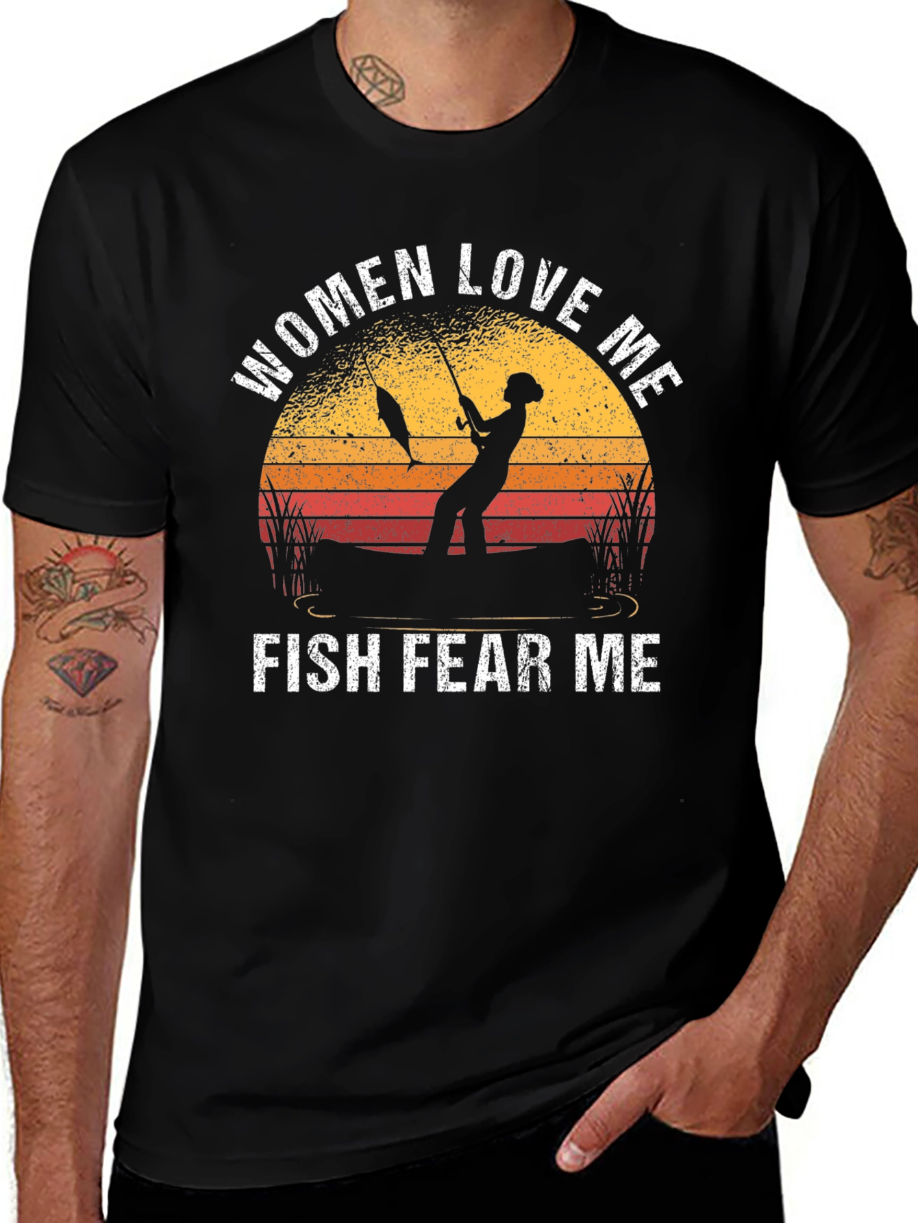 Variant 17 of Women Love Me Fish Fear Me T-Shirt