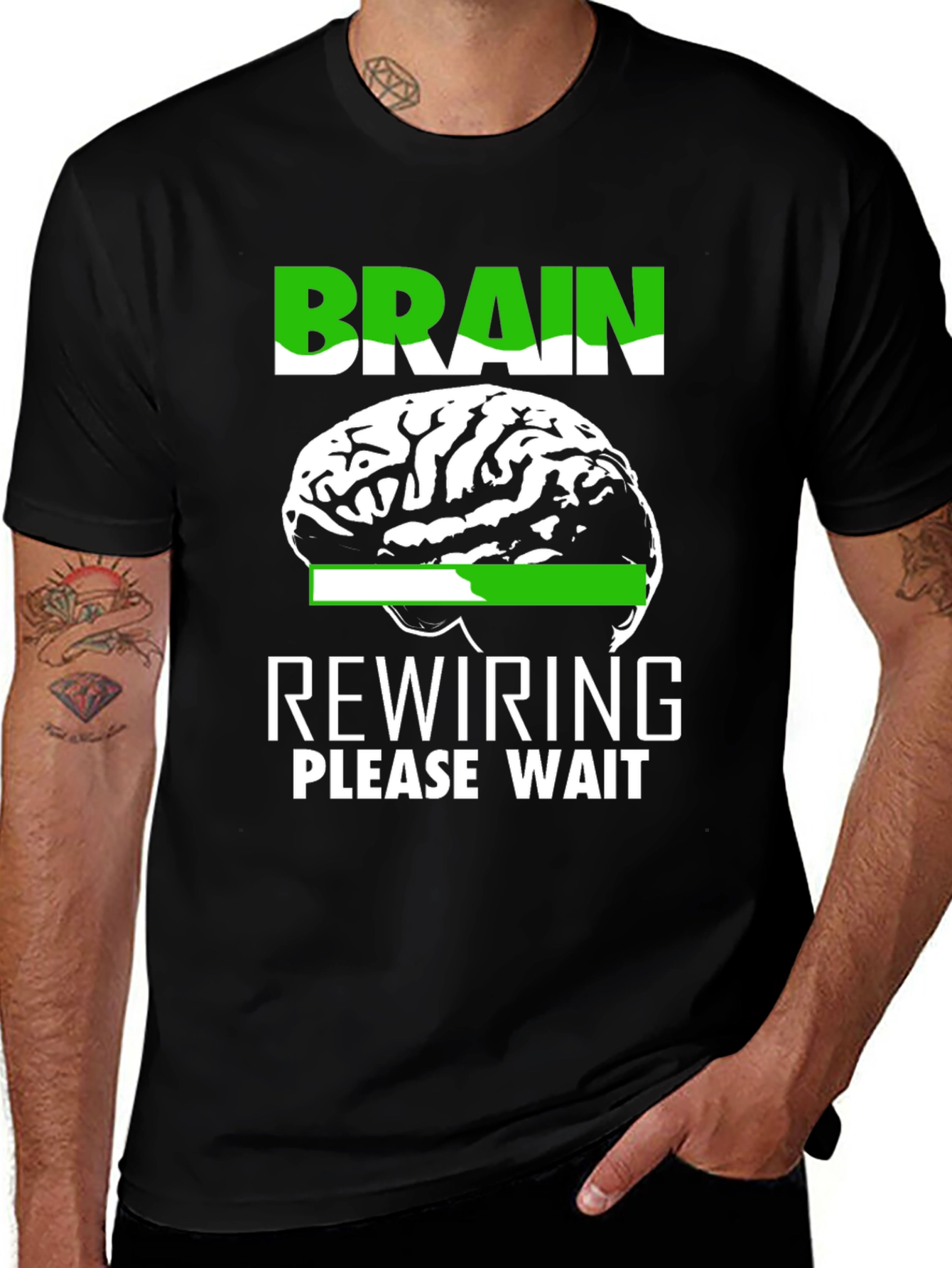 Variant 11 of Brain Rewiring Please Wait T-Shirt