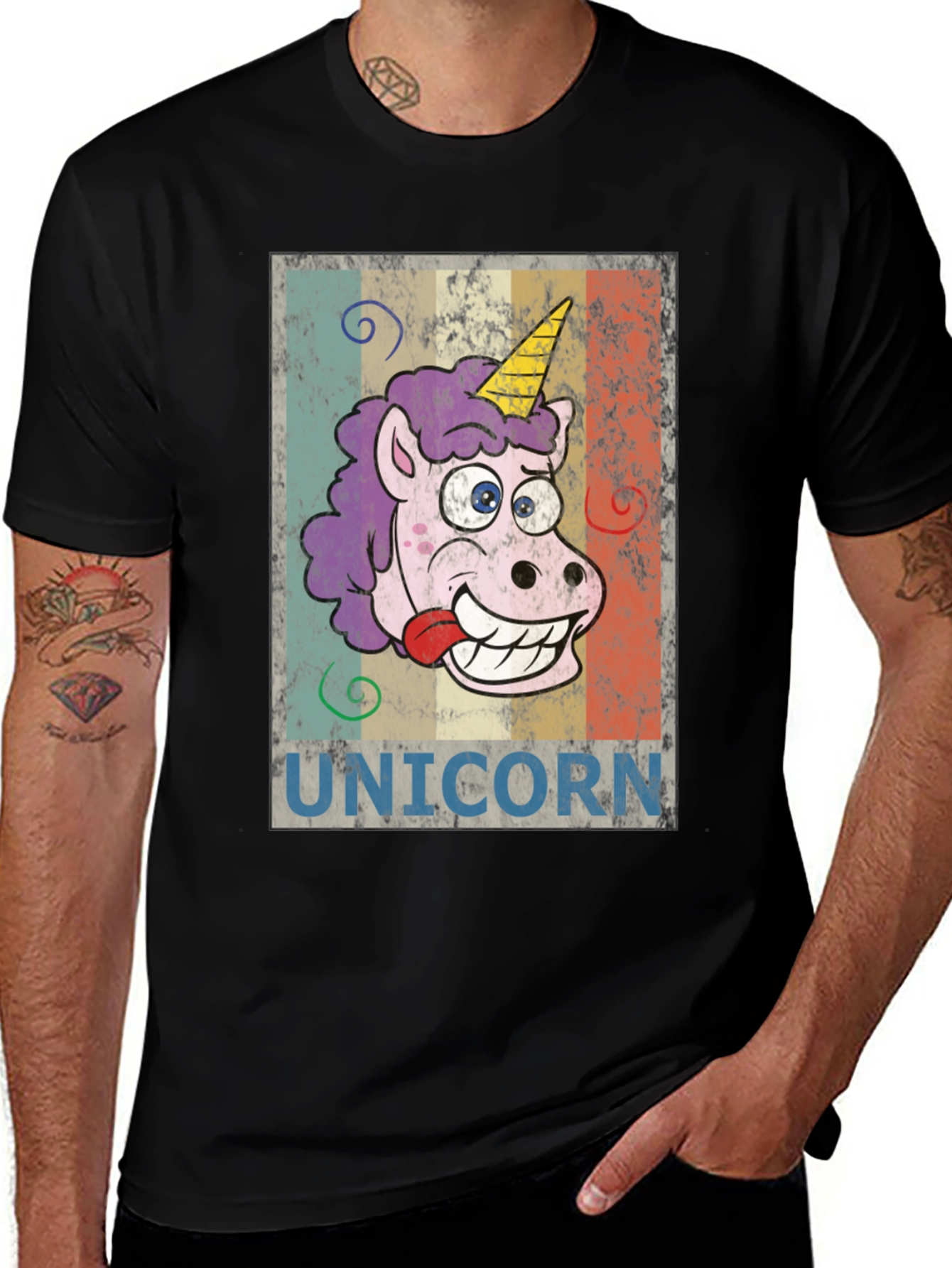 Variant 19 of Funny Unicorn Graphic Tee - Unisex