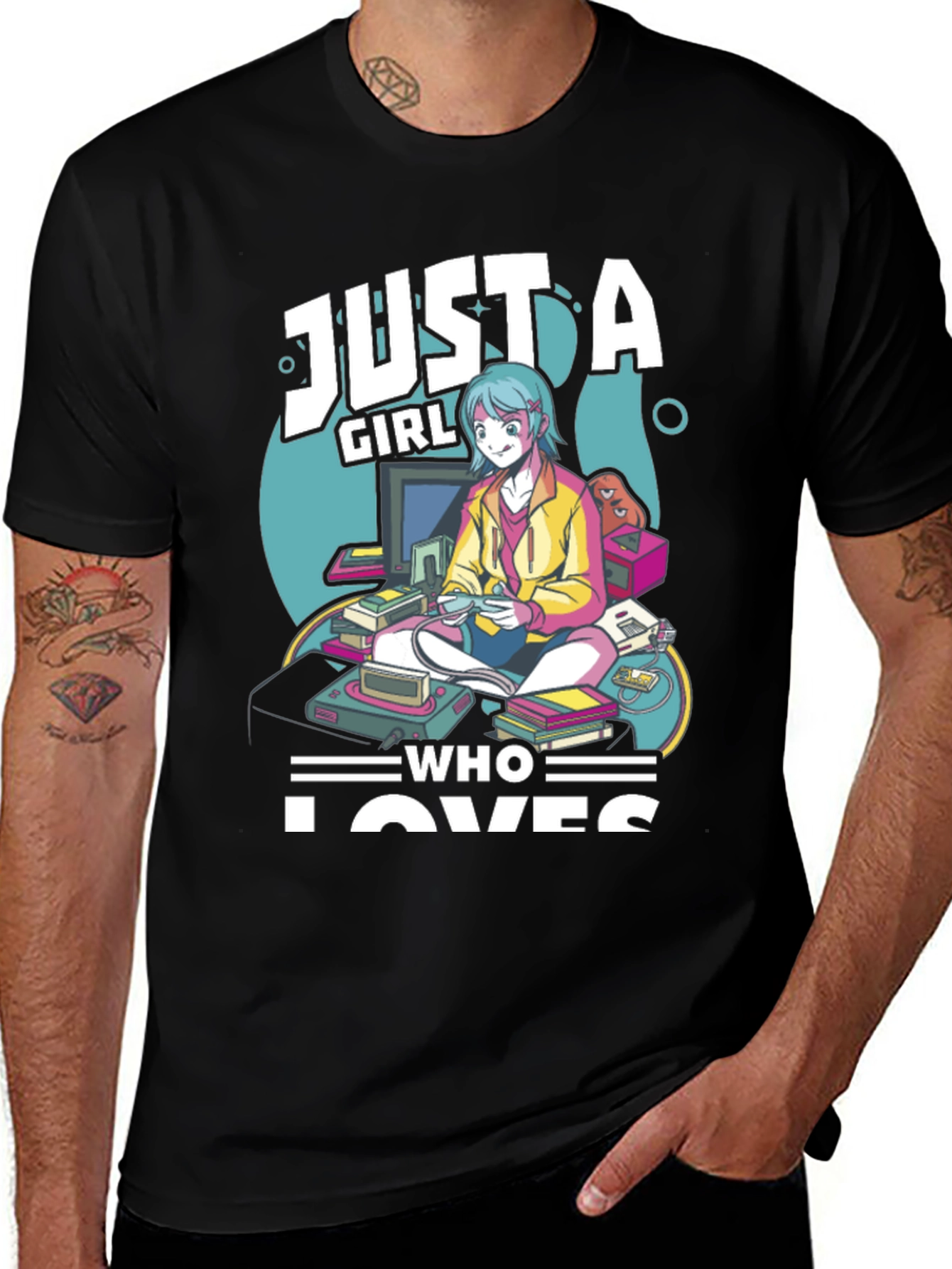 Variant 10 of Just A Girl Who Loves Gaming T-Shirt