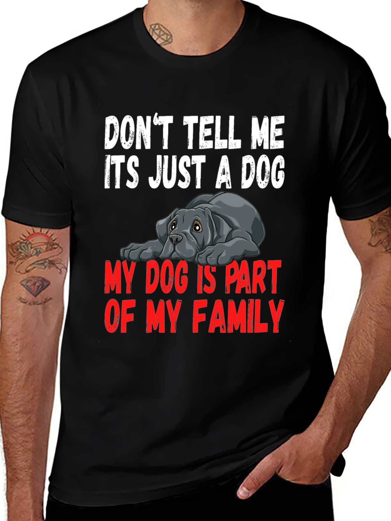 Dog Lover T-Shirt - Part of the Family